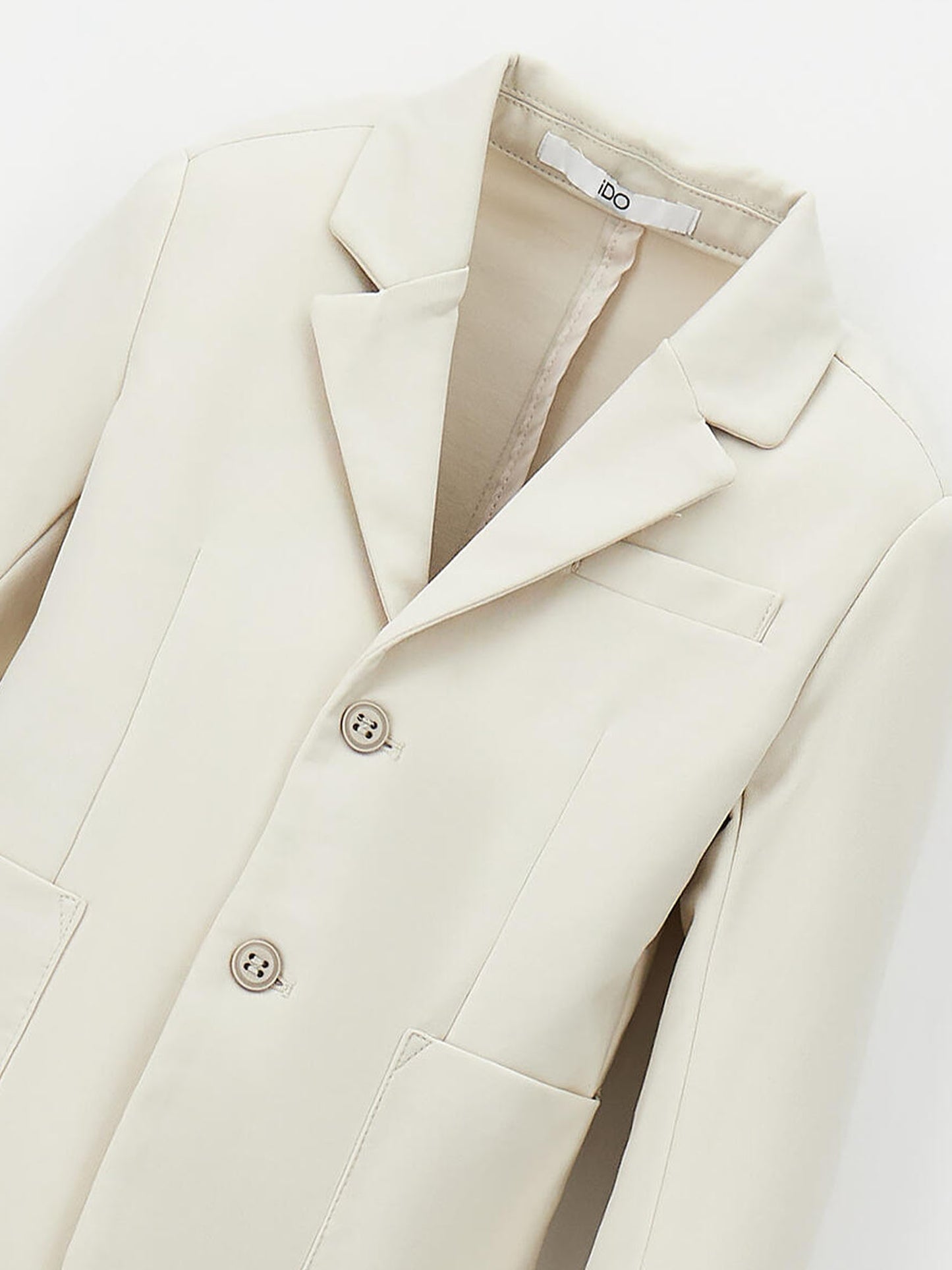 Ido Giacca monopetto per bambino unisex beige