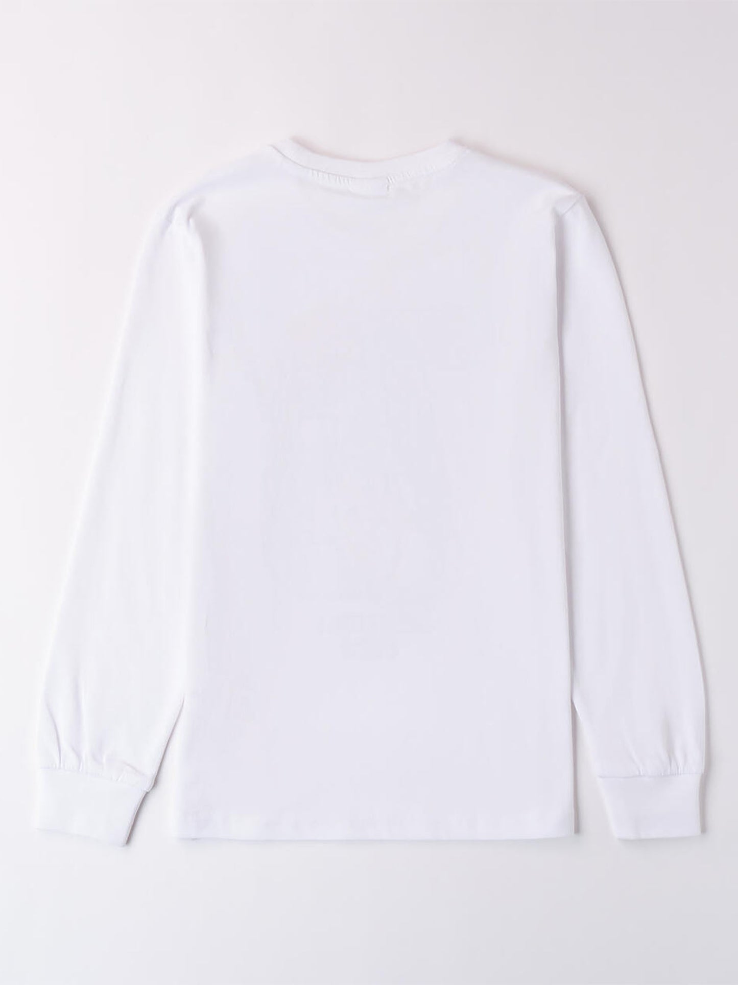 T-SHIRT MANICHE LUNGHE CON STAMPA IDO BAMBINO BIANCO