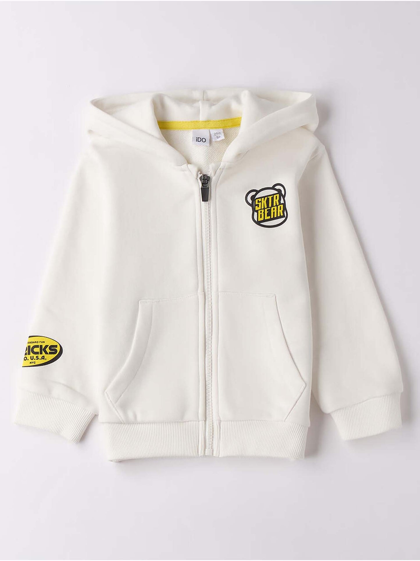 IDO FELPA ZIP CAPPUC