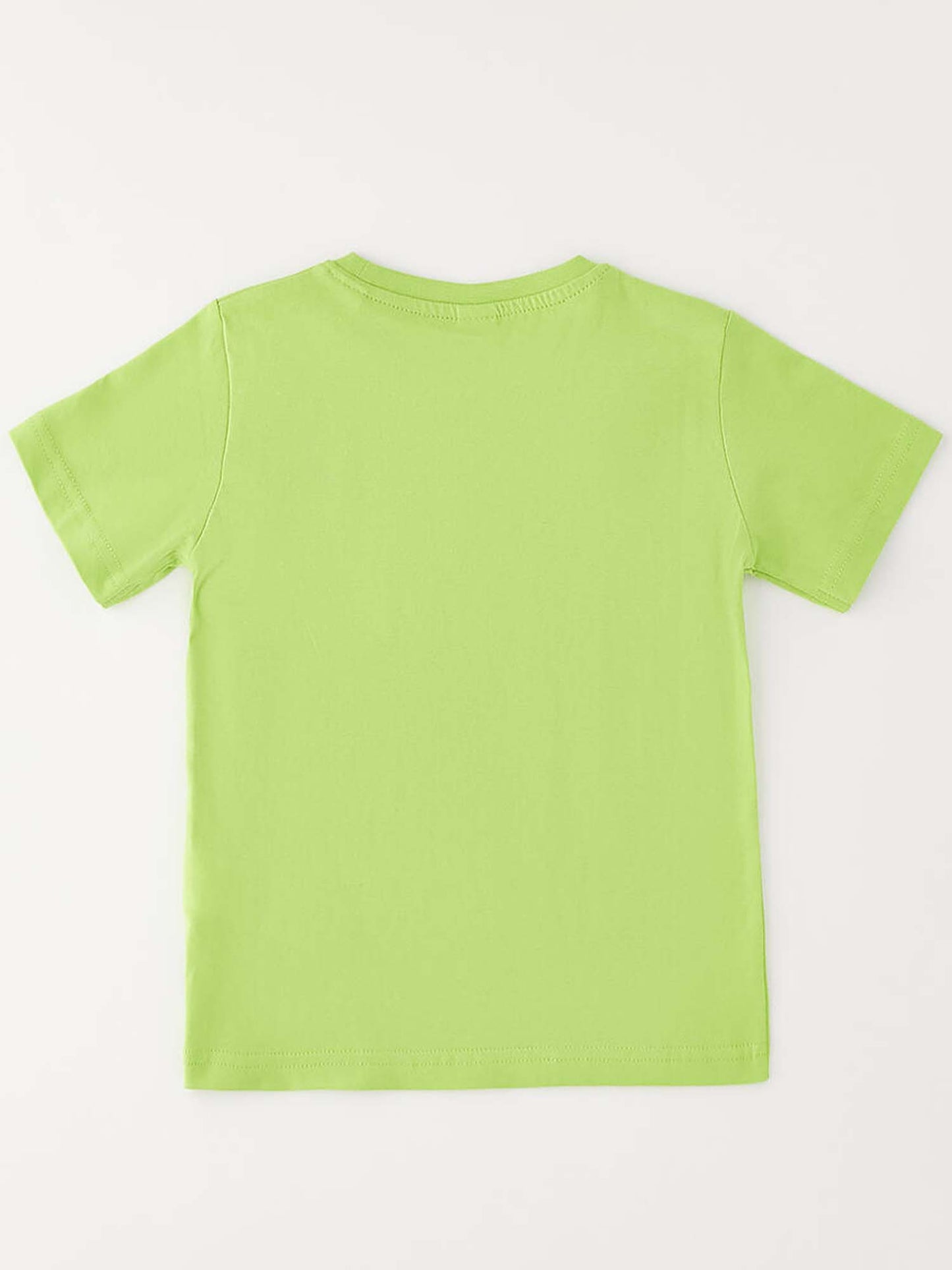 T-shirt maniche corte unisex bambino in verde Ido 4G446 G2