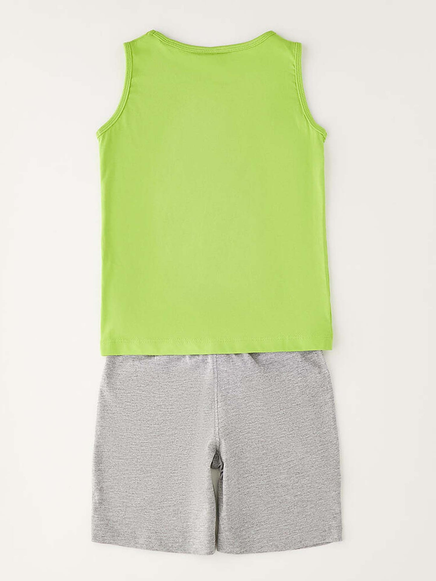 Completo Idò verde per bambino unisex, primaverile ed estivo