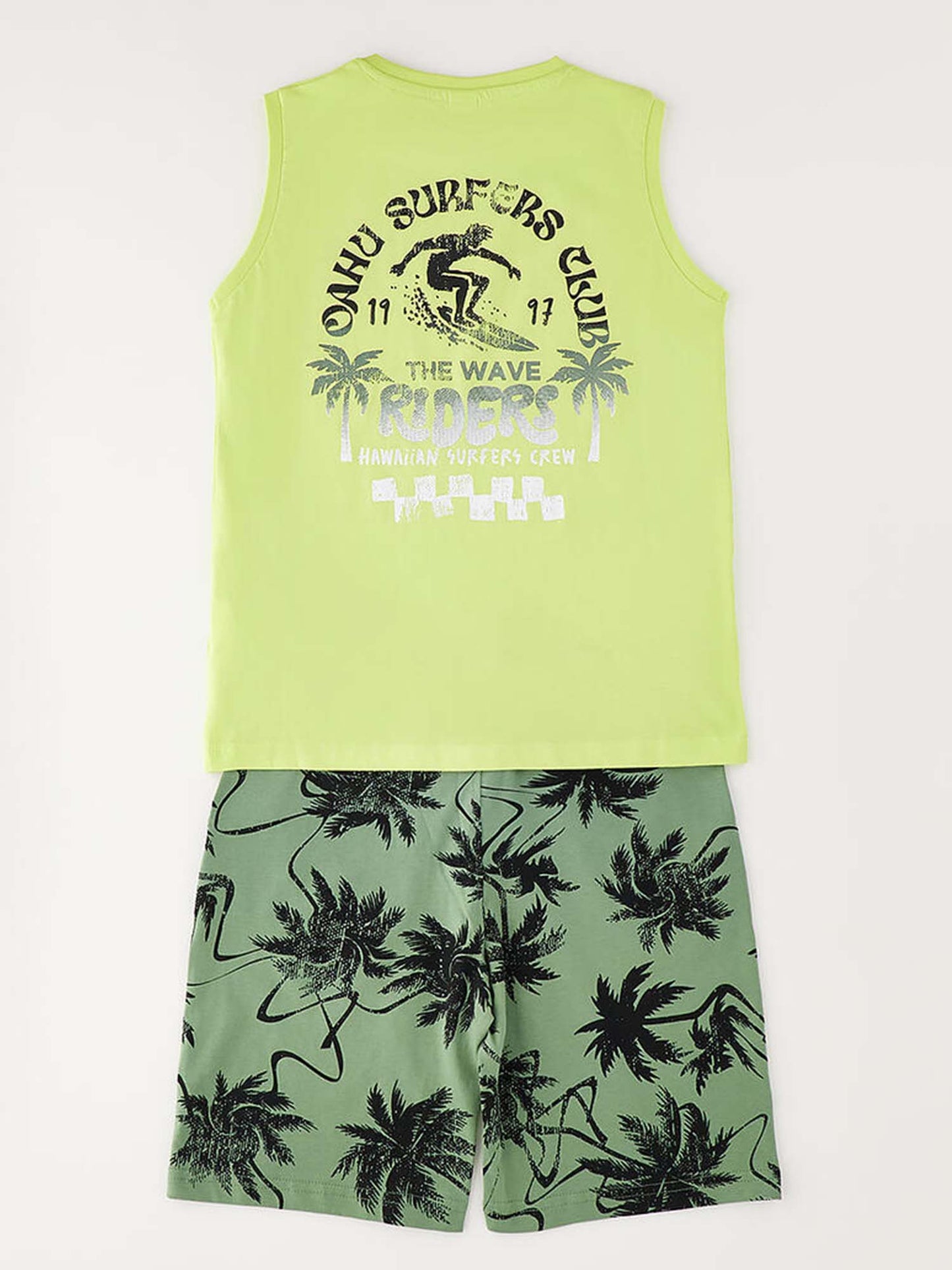 Completo unisex bambino Ido in giallo primaverile