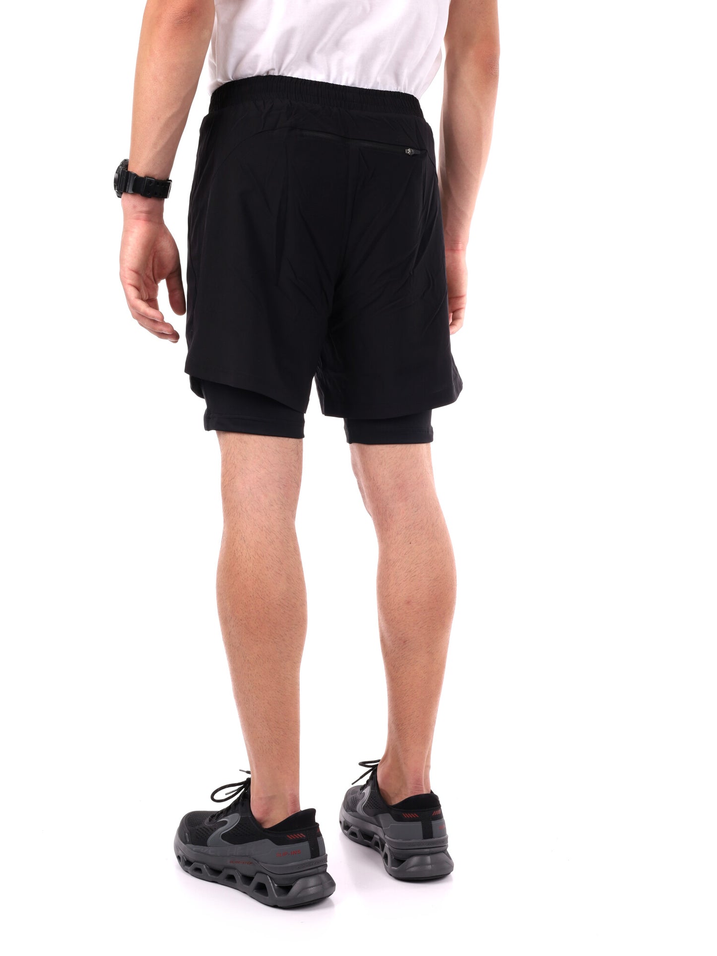 SHORT RUNNING 2 IN 1 ALLEN ENERGETICS DA UOMO NERO