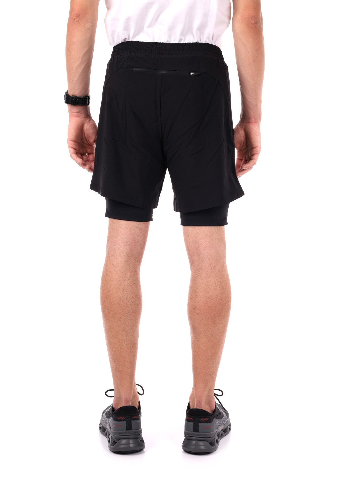 SHORT RUNNING 2 IN 1 ALLEN ENERGETICS DA UOMO NERO