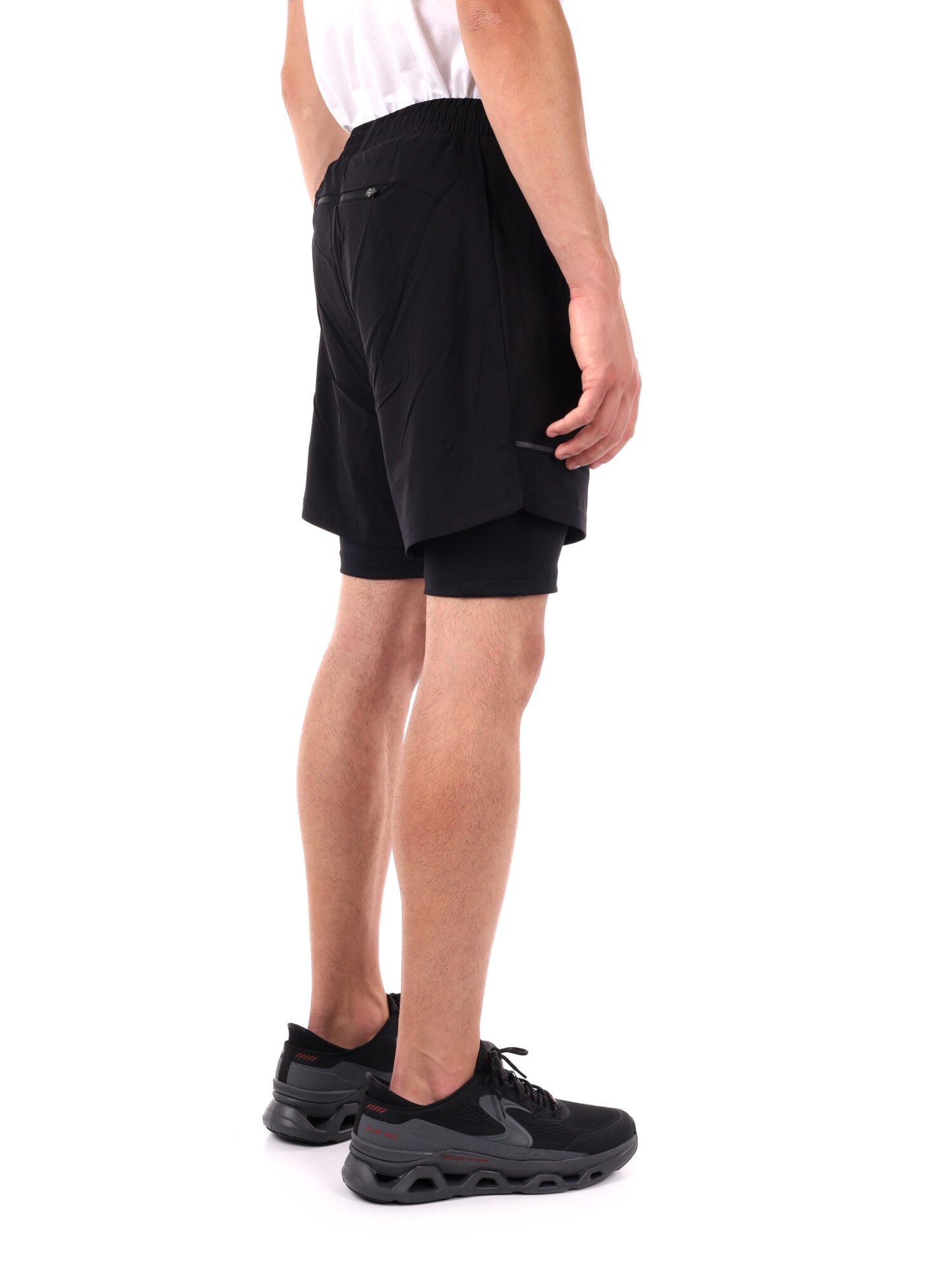 SHORT RUNNING 2 IN 1 ALLEN ENERGETICS DA UOMO NERO