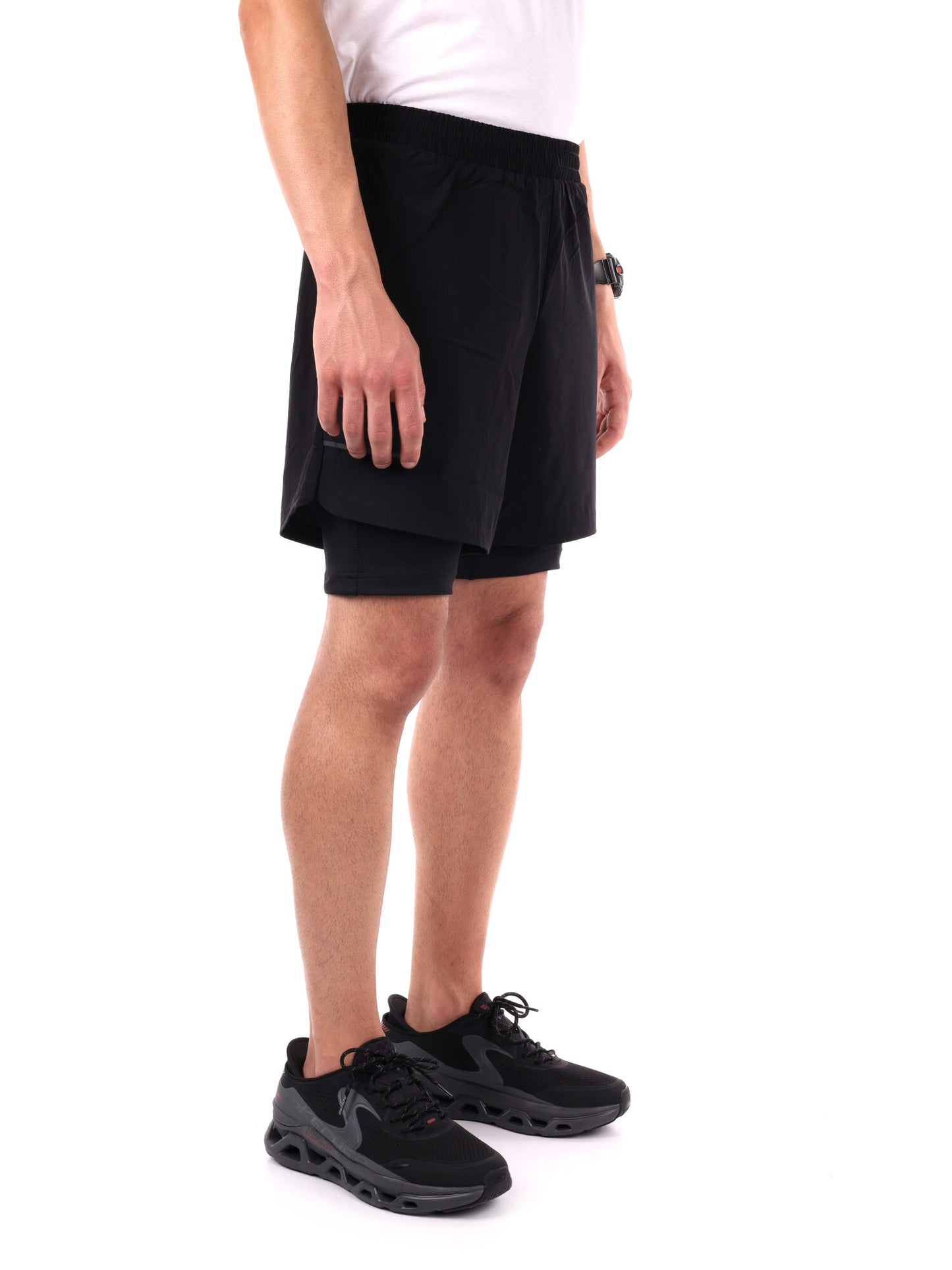 SHORT RUNNING 2 IN 1 ALLEN ENERGETICS DA UOMO NERO