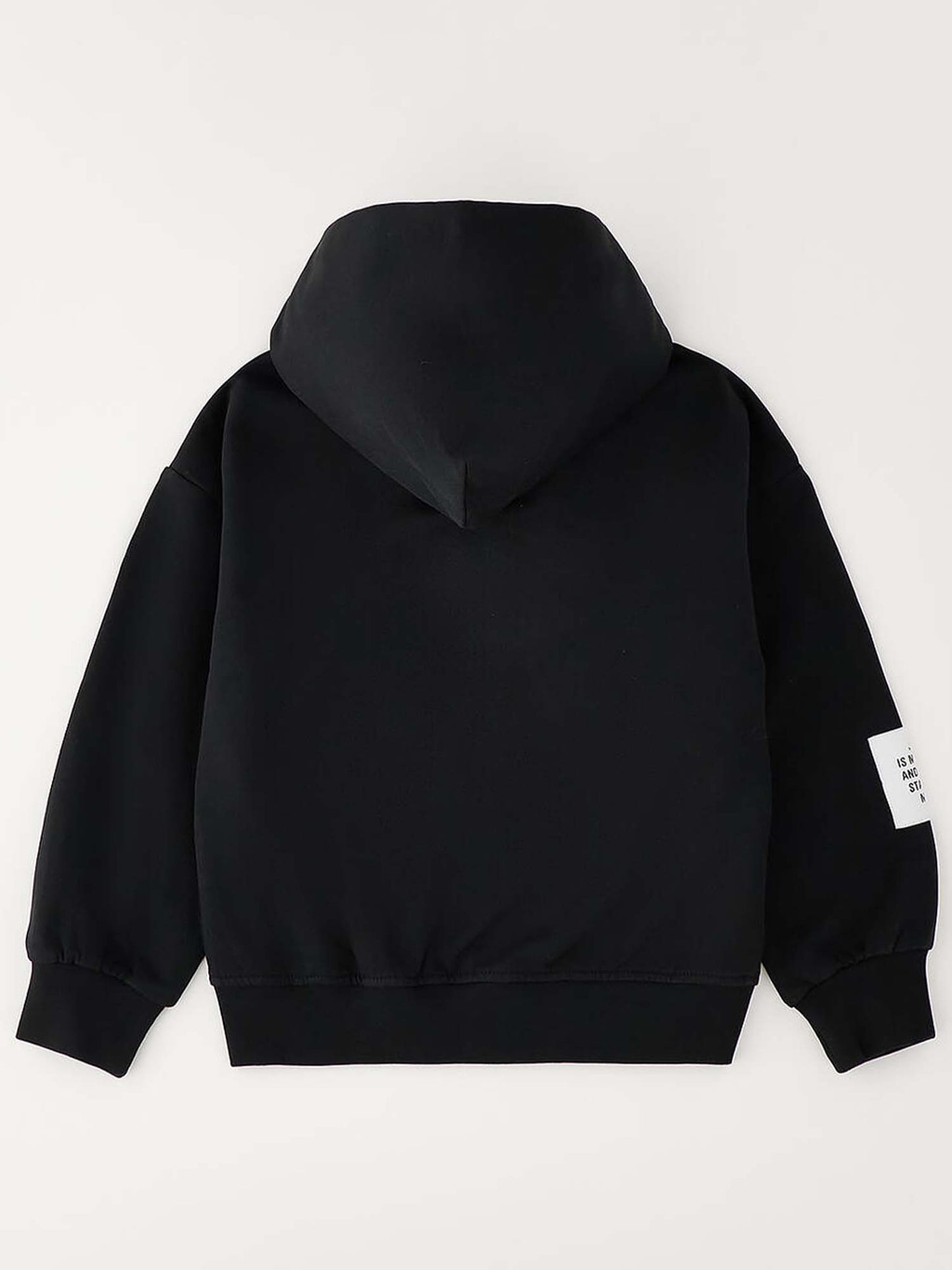 Felpa con zip unisex bambino in nero di Ido