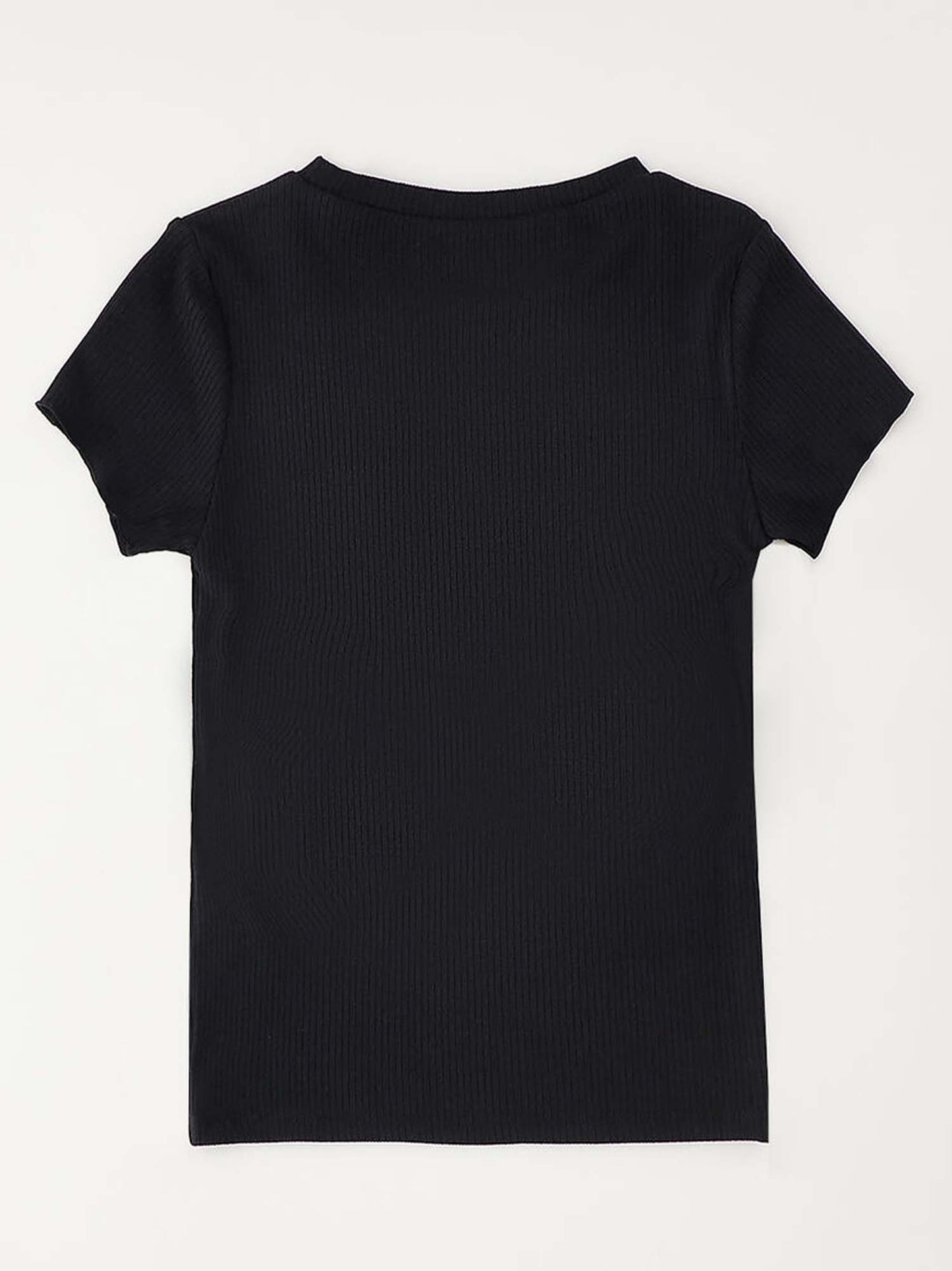 T-shirt maniche corte unisex bambino in nero di Ido
