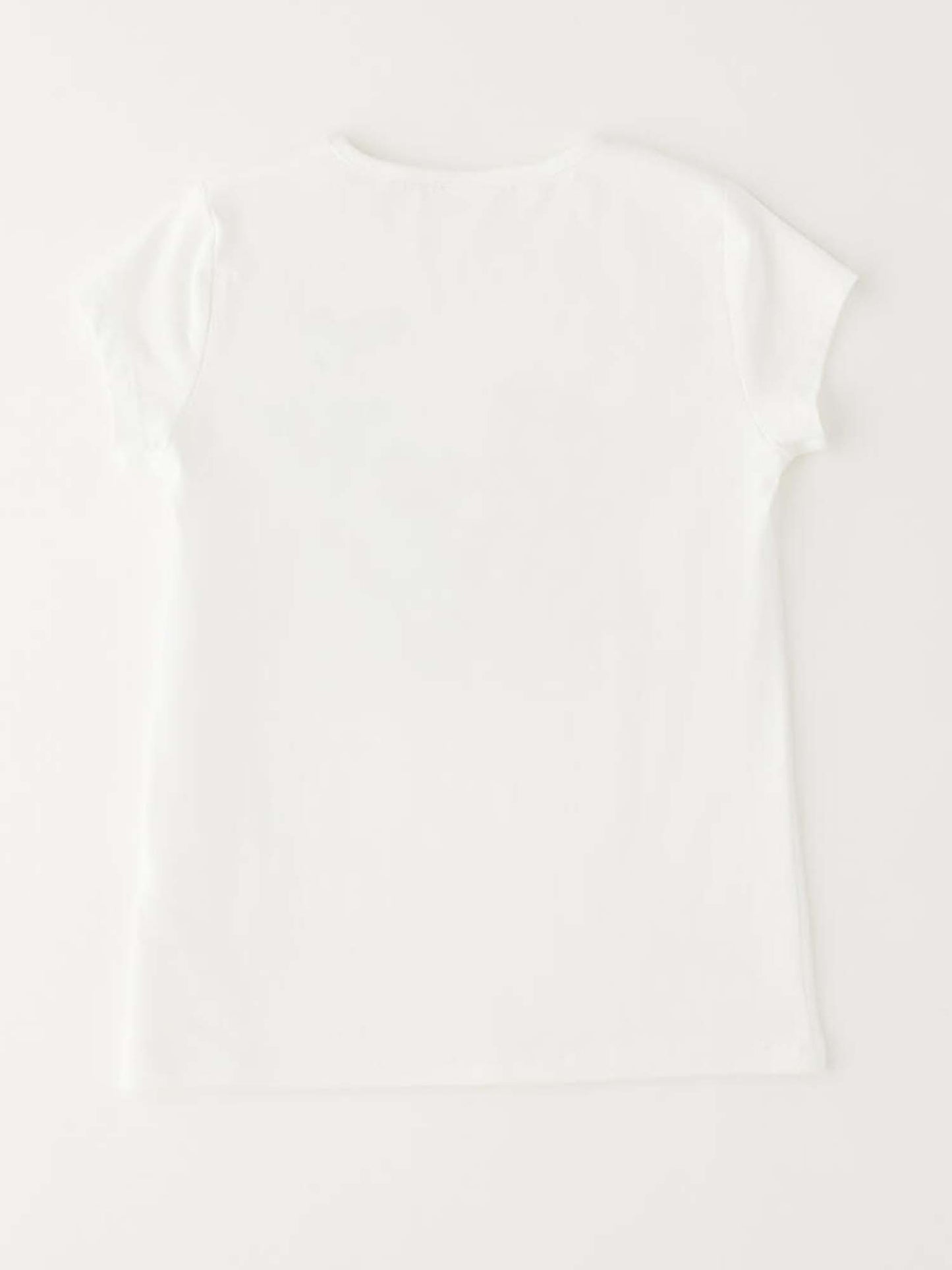 T-shirt maniche corte unisex bambino bianca Ido