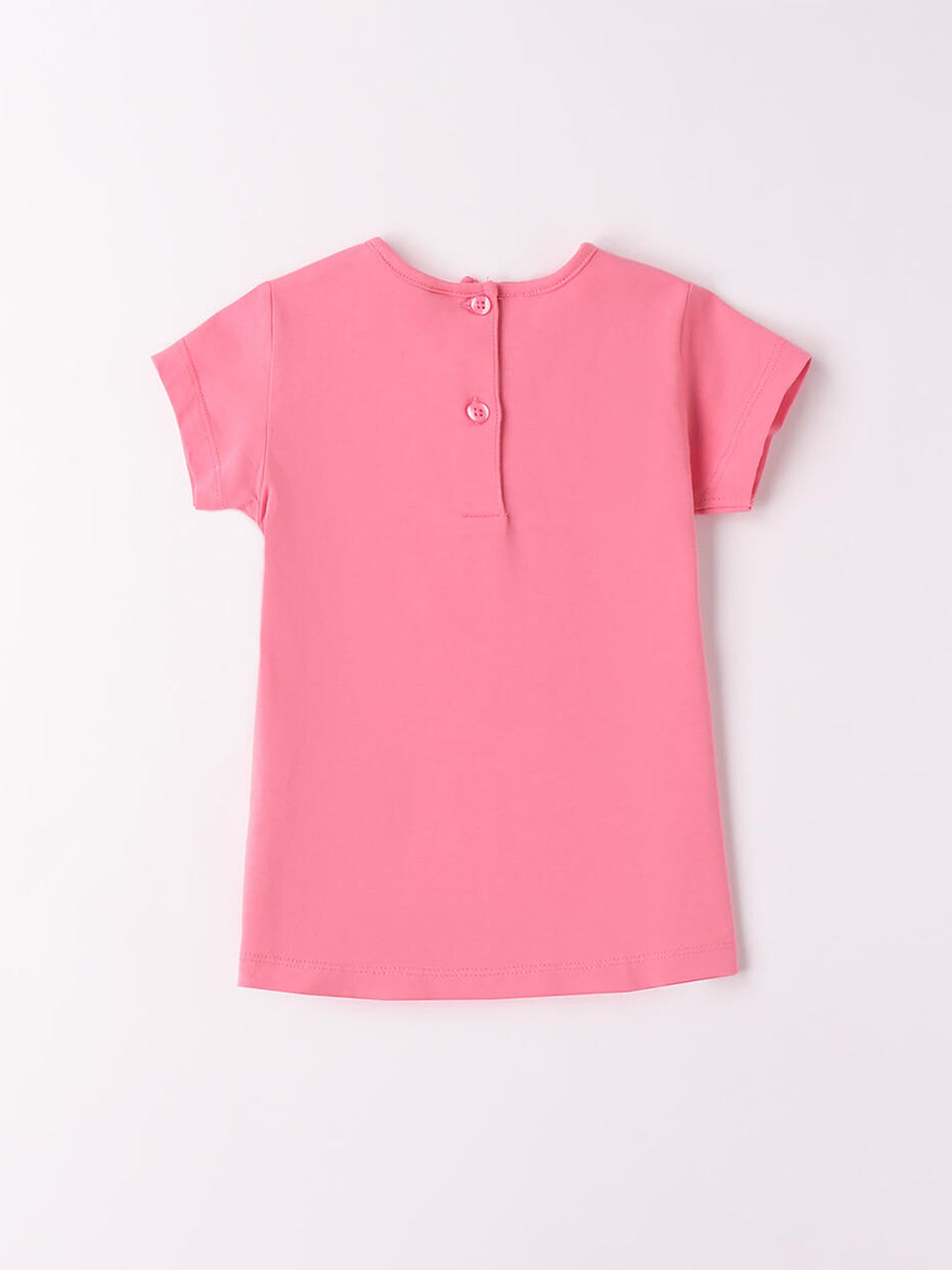 T-SHIRT CON STRASS IDO BAMBINA ROSA