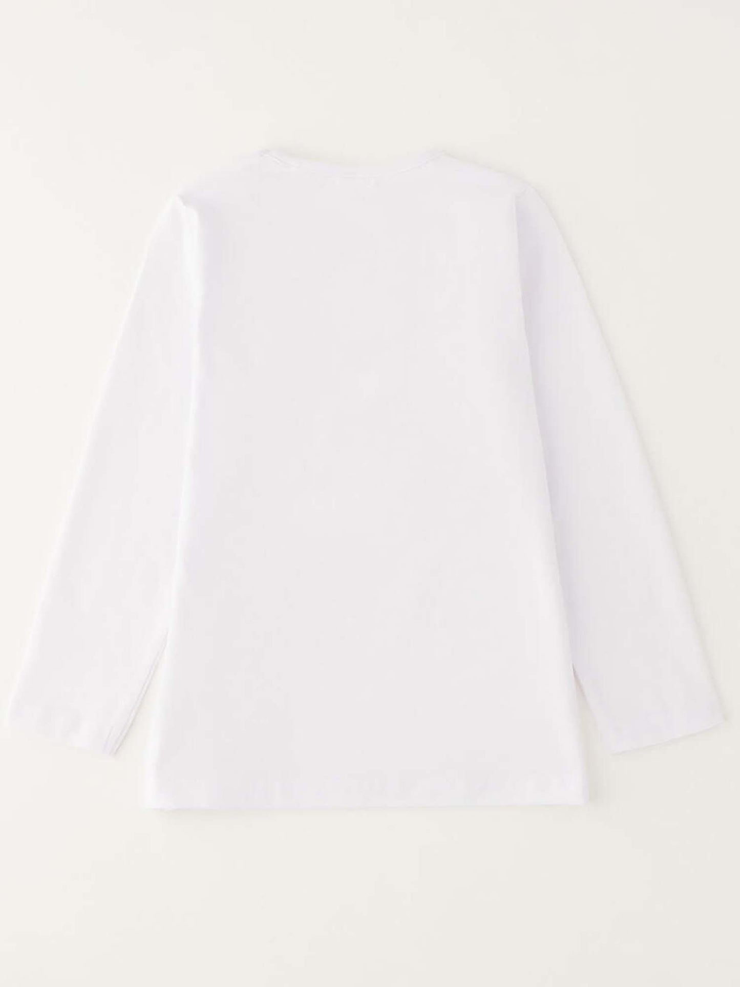 T-shirt bianca a maniche corte unisex bambino Ido 4G403