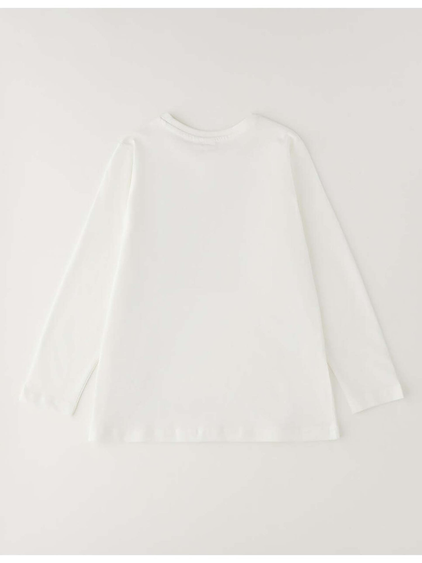 Ido BTS, t-shirt a maniche lunghe unisex bambino bianca