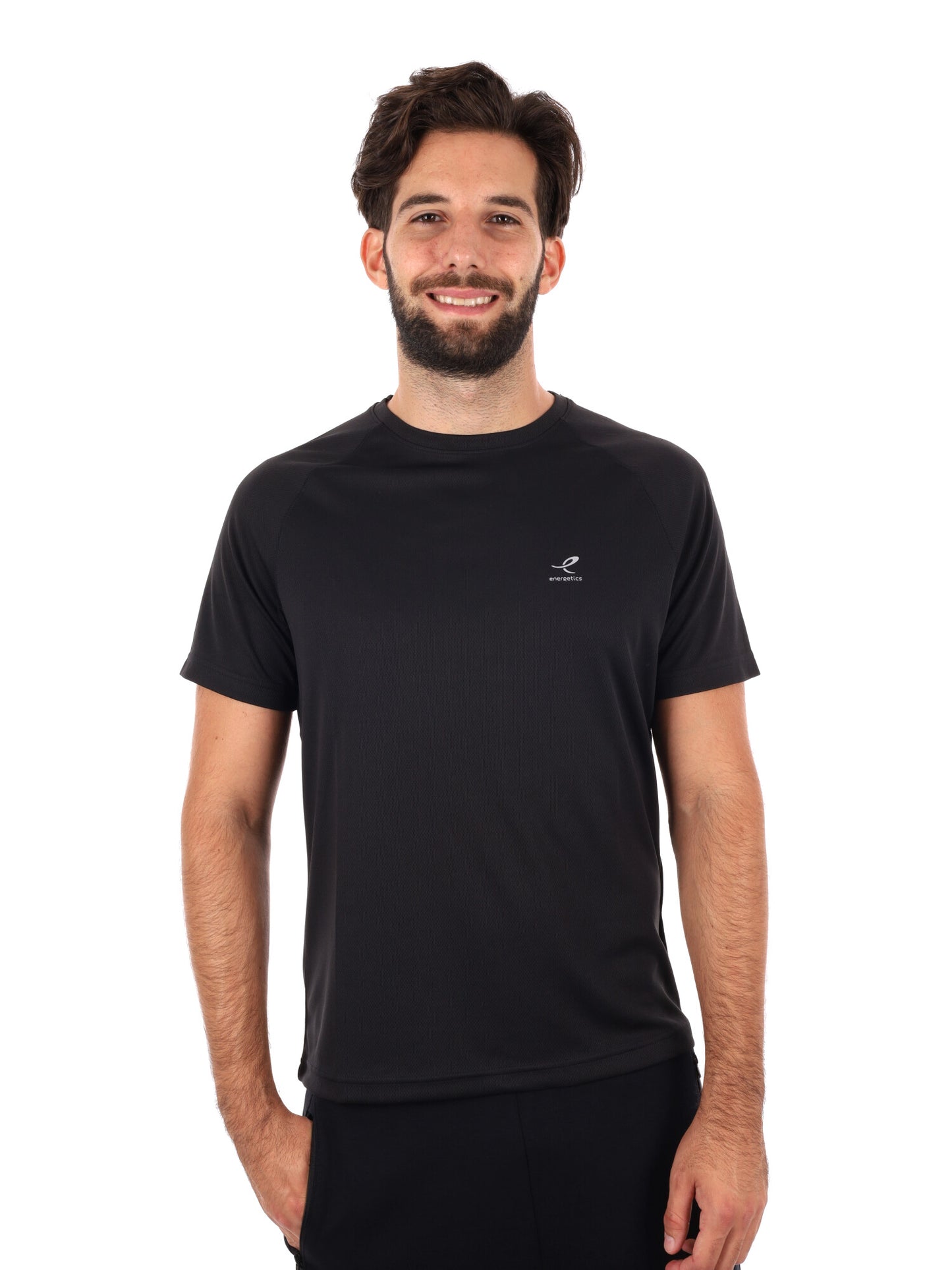 T-SHIRT RUNNING MARTIN ENERGETICS DA UOMO NERO