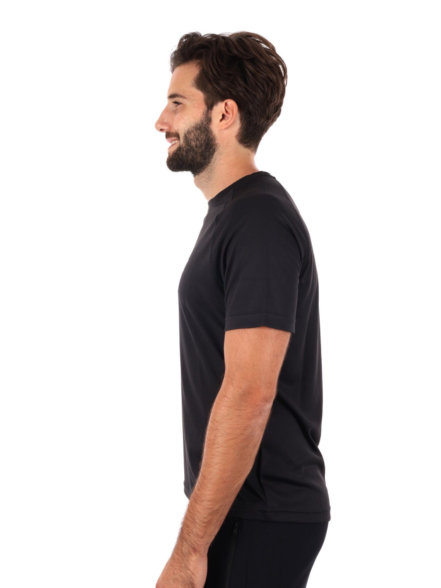T-SHIRT RUNNING MARTIN ENERGETICS DA UOMO NERO