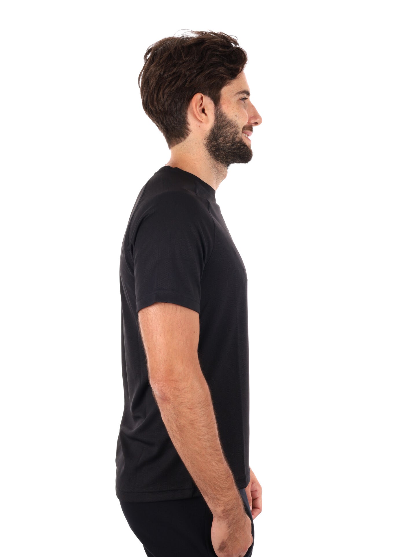T-SHIRT RUNNING MARTIN ENERGETICS DA UOMO NERO