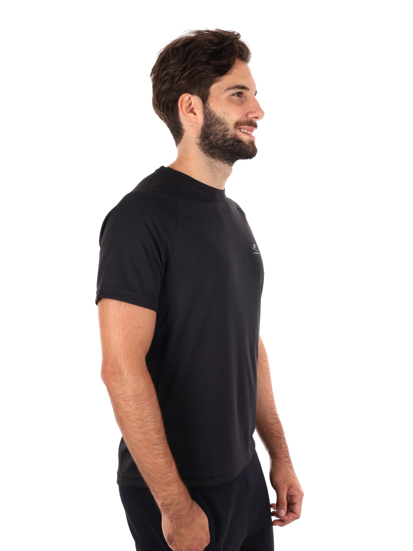 T-SHIRT RUNNING MARTIN ENERGETICS DA UOMO NERO