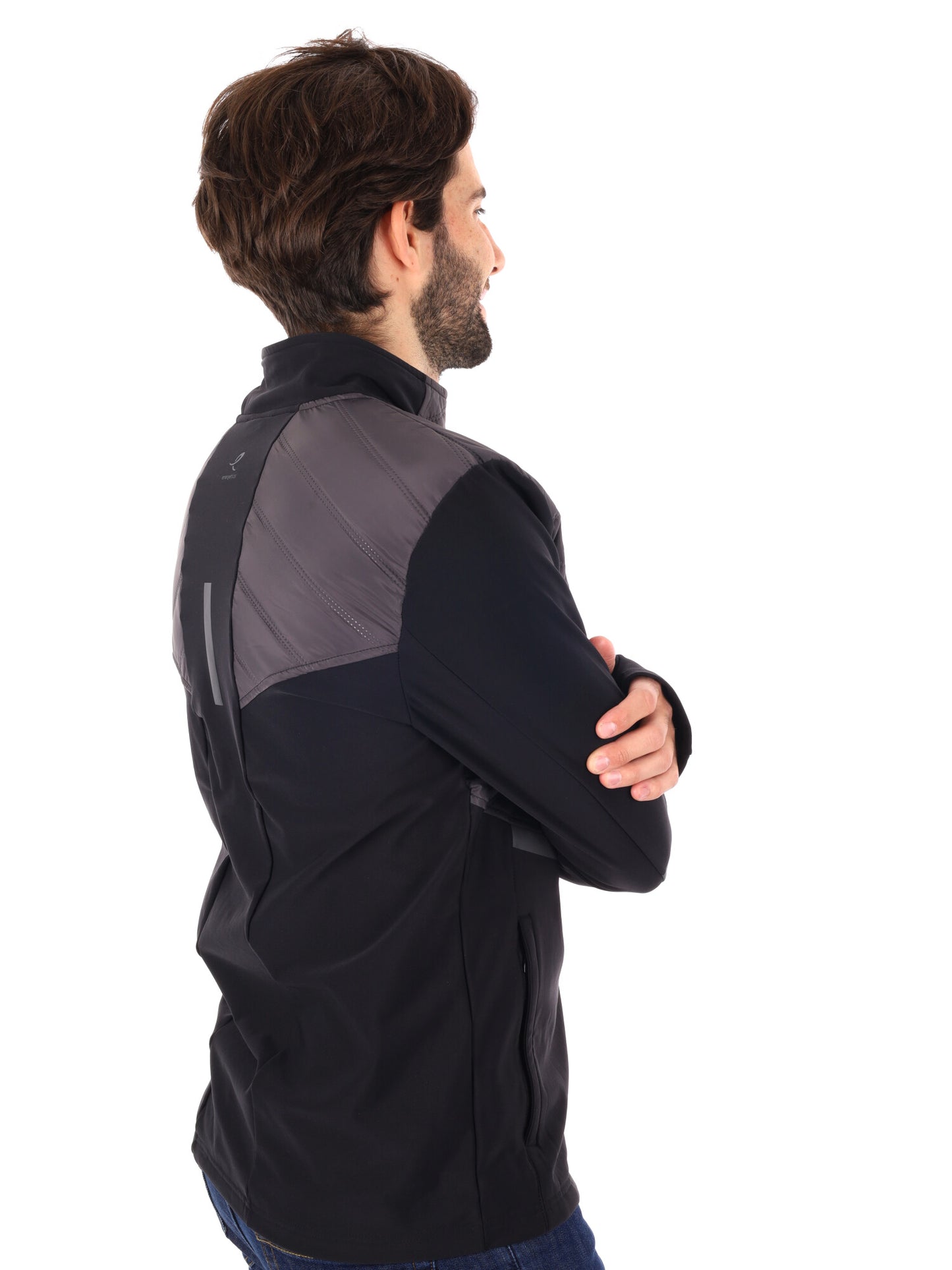 GIACCA RUNNING BAYO JKT ENERGETICS DA UOMO NERO