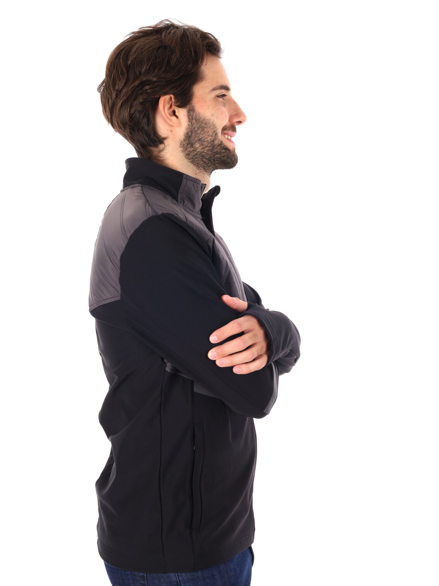 GIACCA RUNNING BAYO JKT ENERGETICS DA UOMO NERO