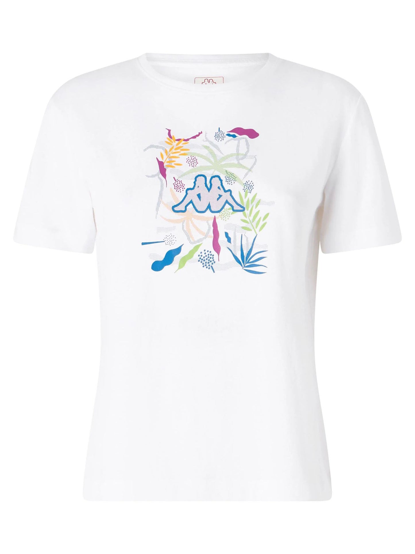 T-SHIRT LOGO GAMINO KAPPA DONNA BIANCO