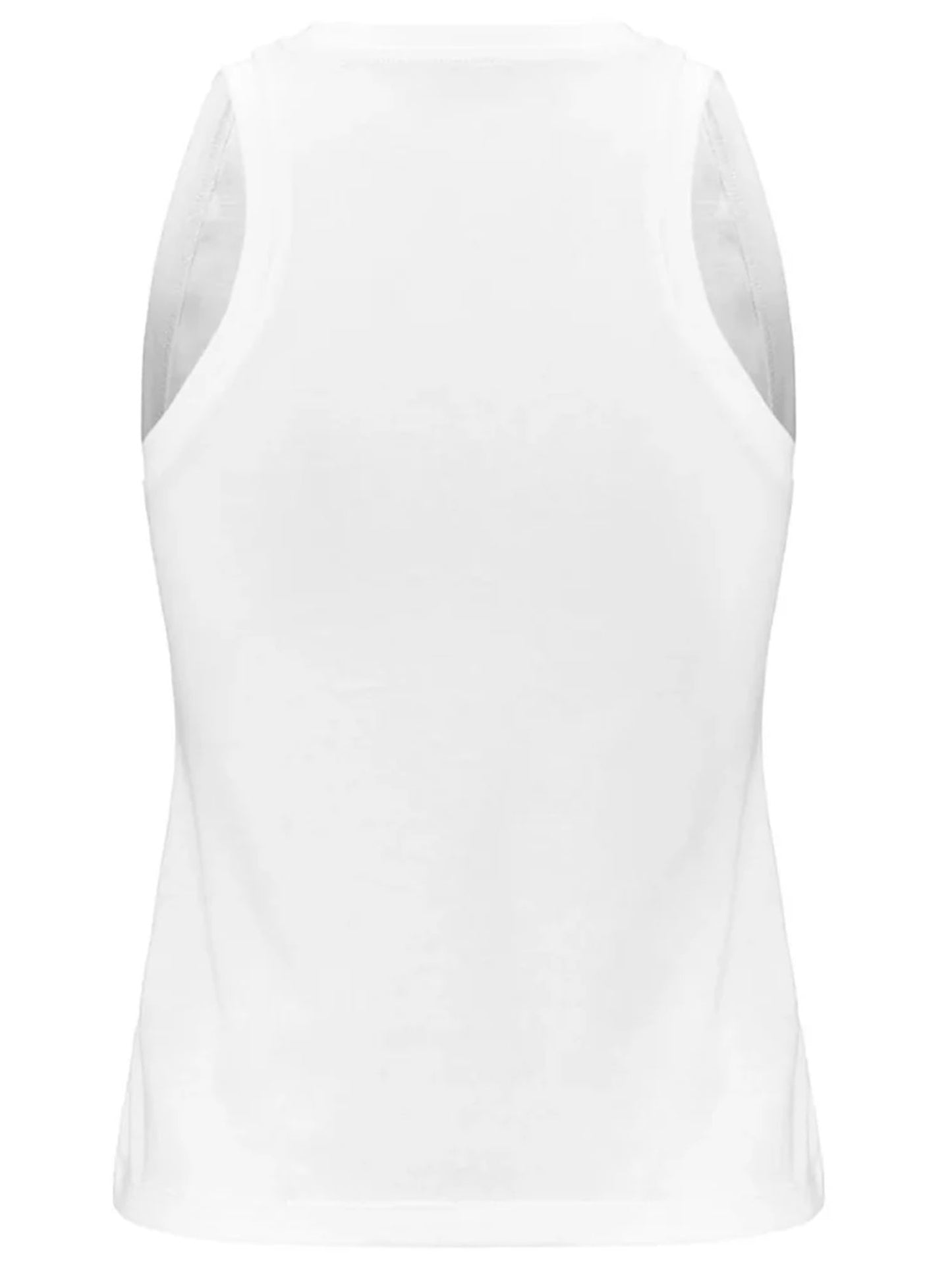 Canotta Kappa da donna bianca, stile versatile per la primavera