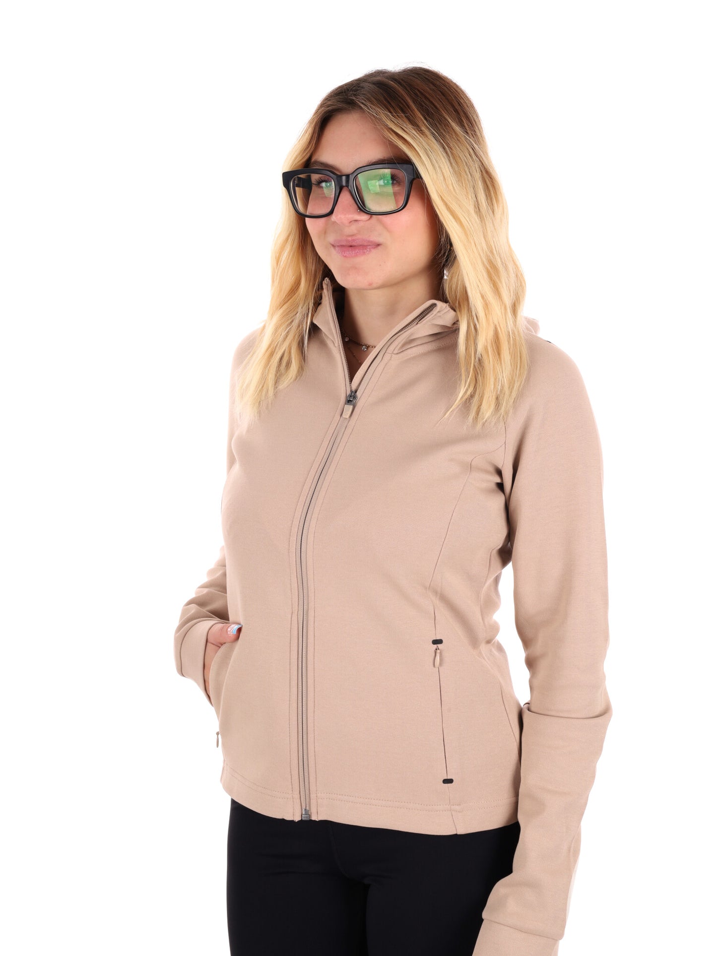 FELPA TRAINING LUCIE ENERGETICS DA DONNA BEIGE