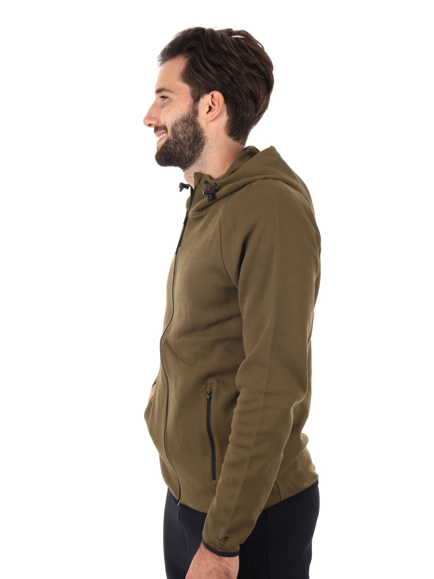 FELPA CON CAPPUCCIO TODDY ENERGETICS UOMO VERDE