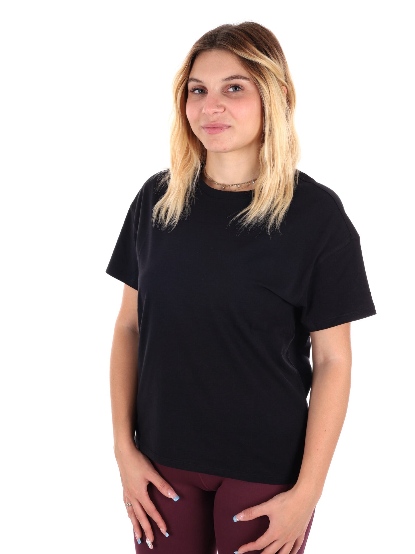 T-SHIRT TRAINING ENZA ENERGETICS DA DONNA NERO