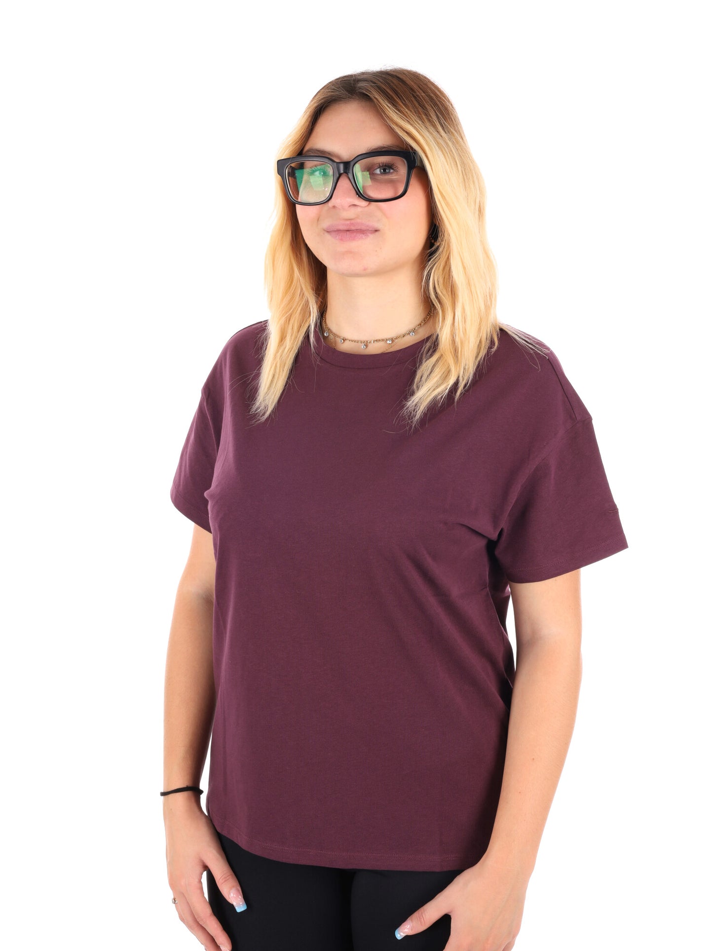 T-SHIRT TRAINING ENZA ENERGETICS DA DONNA VINO