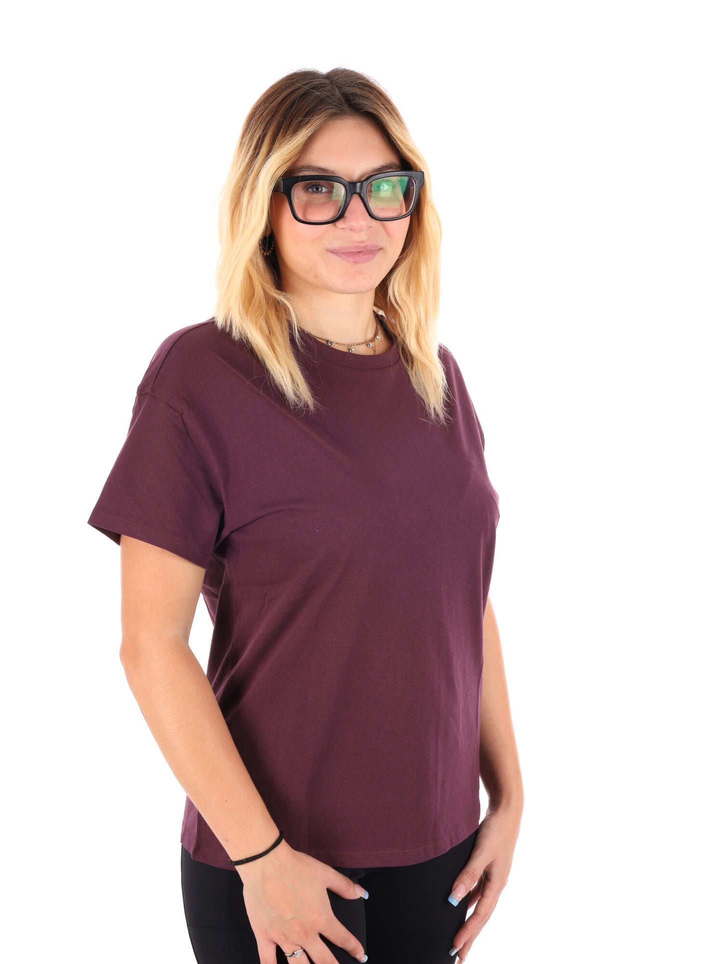 T-SHIRT TRAINING ENZA ENERGETICS DA DONNA VINO