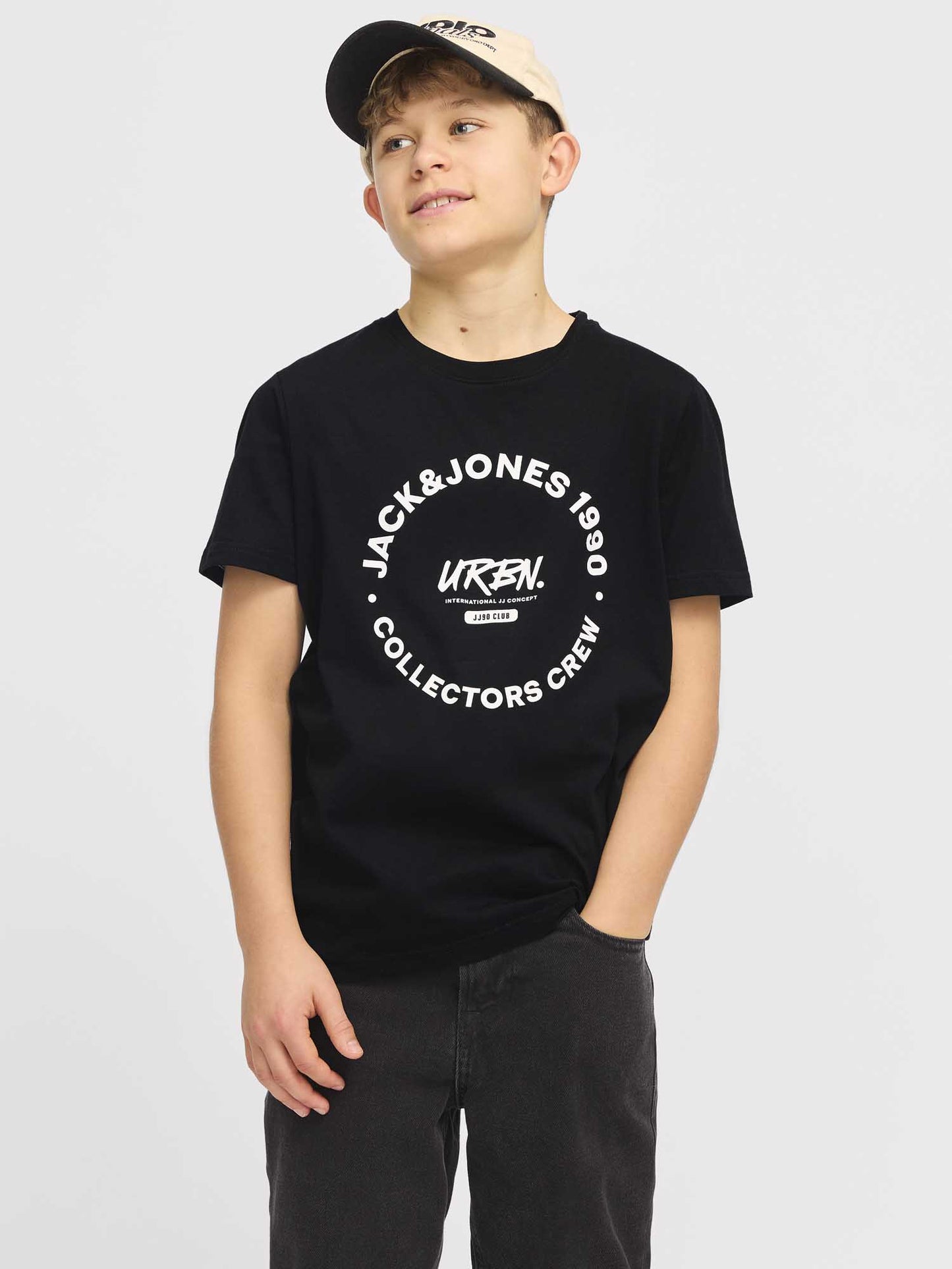 JACK&JONES SIMON TEE - NERO
