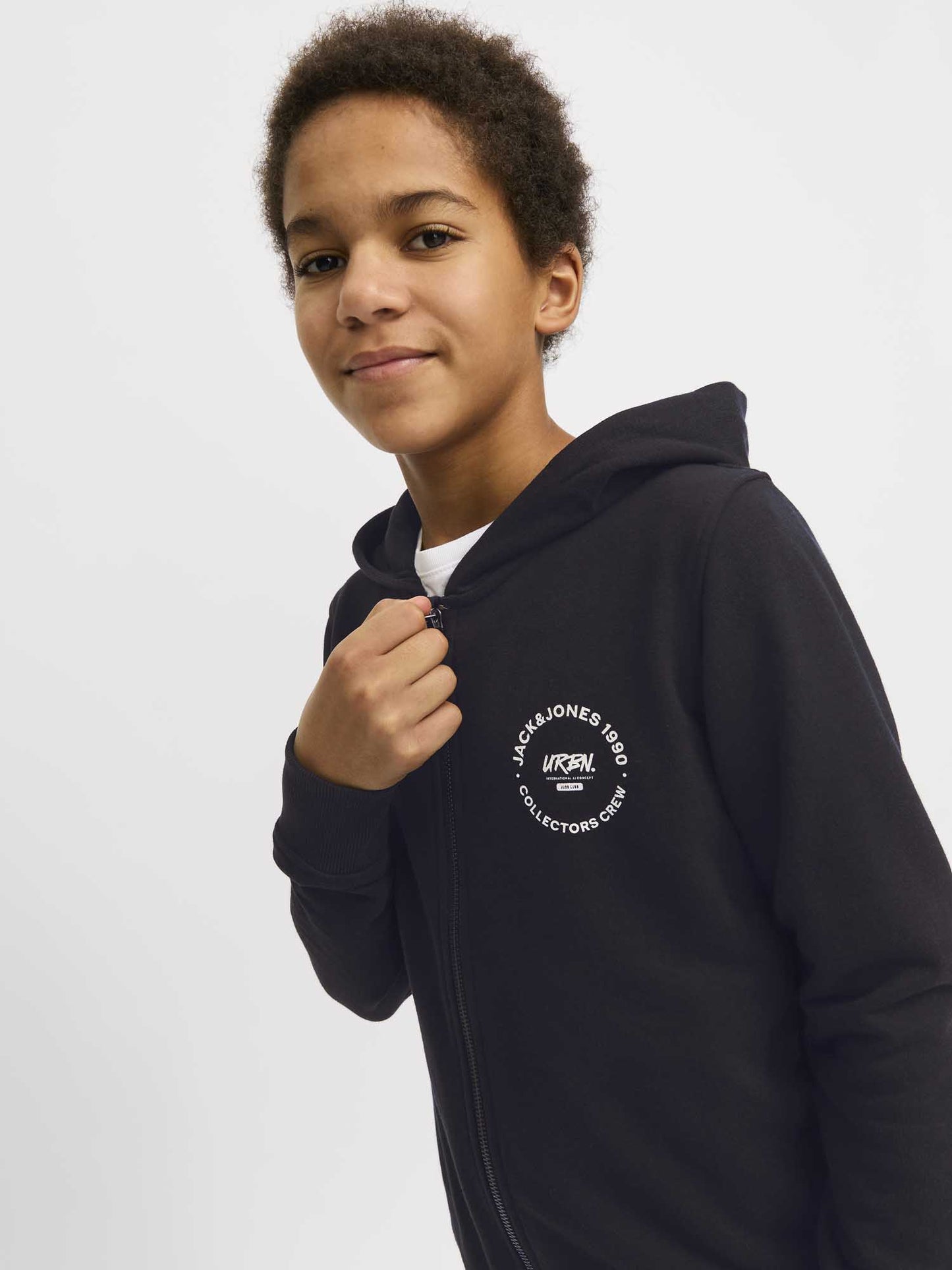 JACK&JONES SIMON ZIP - NERO