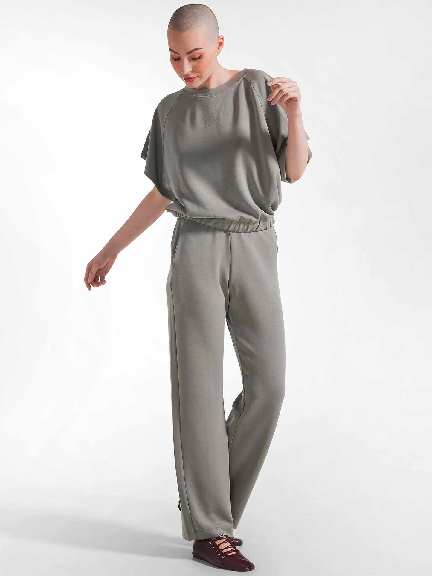 DEHA PANTALONE MODAL - VERDE
