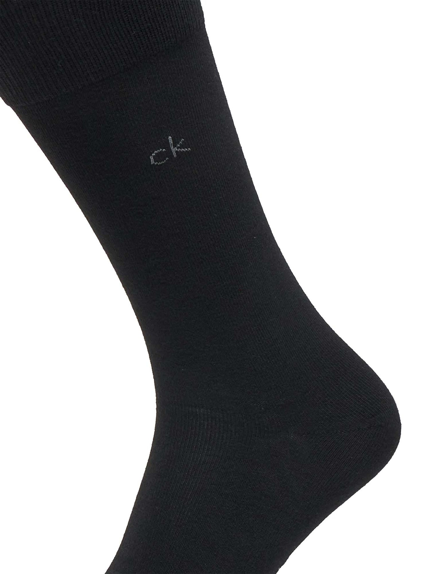 Set da 3 paia di calzini alti neri Calvin Klein da uomo