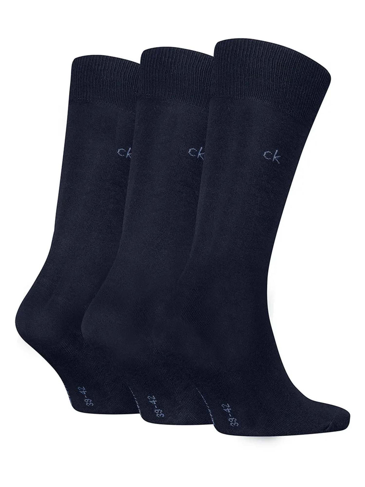 Ck sock 3P calze da unisex blu