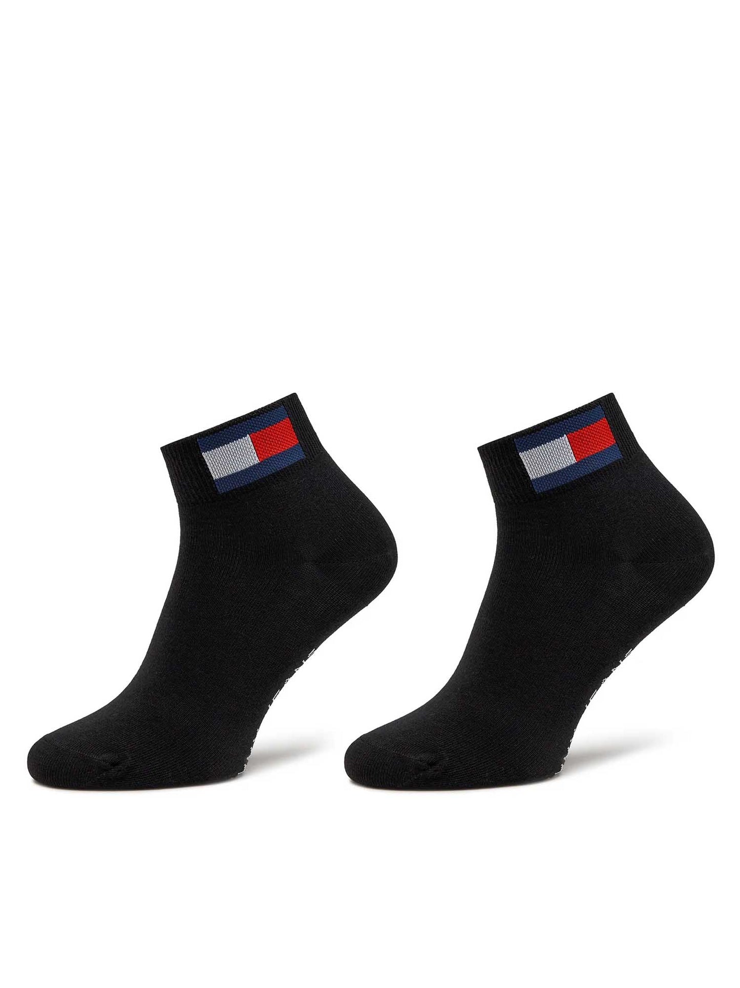 Calzini quarter unisex neri Tommy Hilfiger
