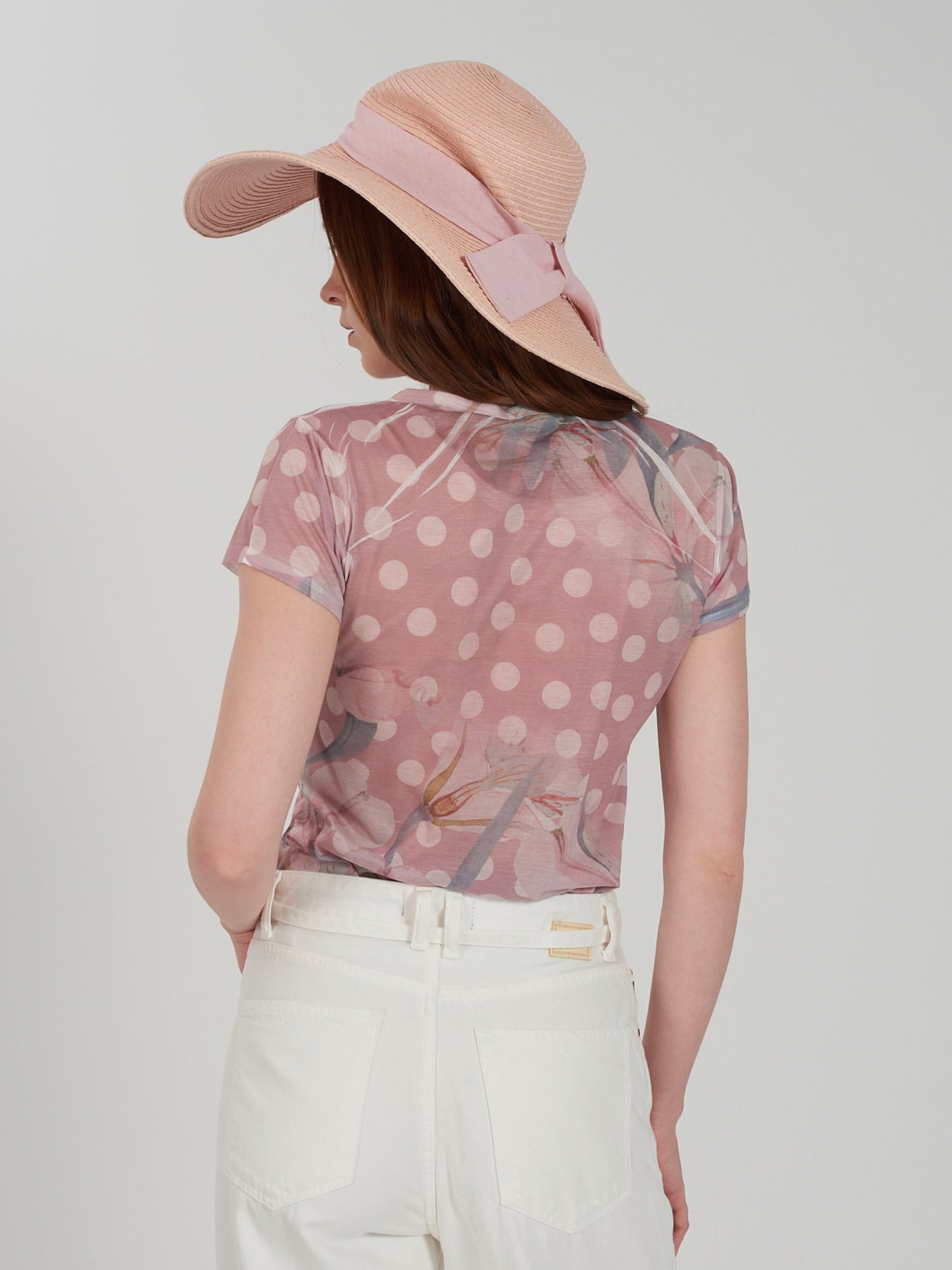 T-SHIRT CON STAMPA YES ZEE DONNA ROSA