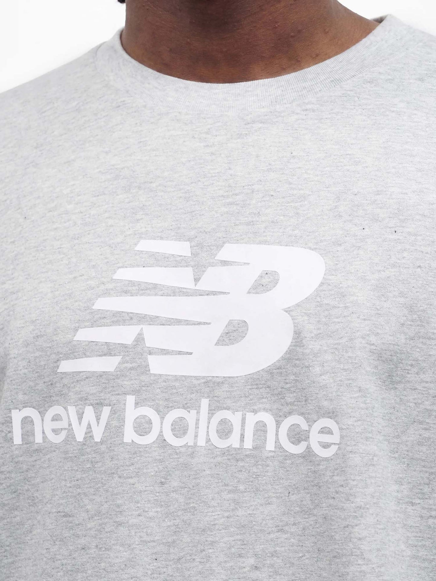 T-shirt maniche corte New Balance Sport Essentials da uomo grigia