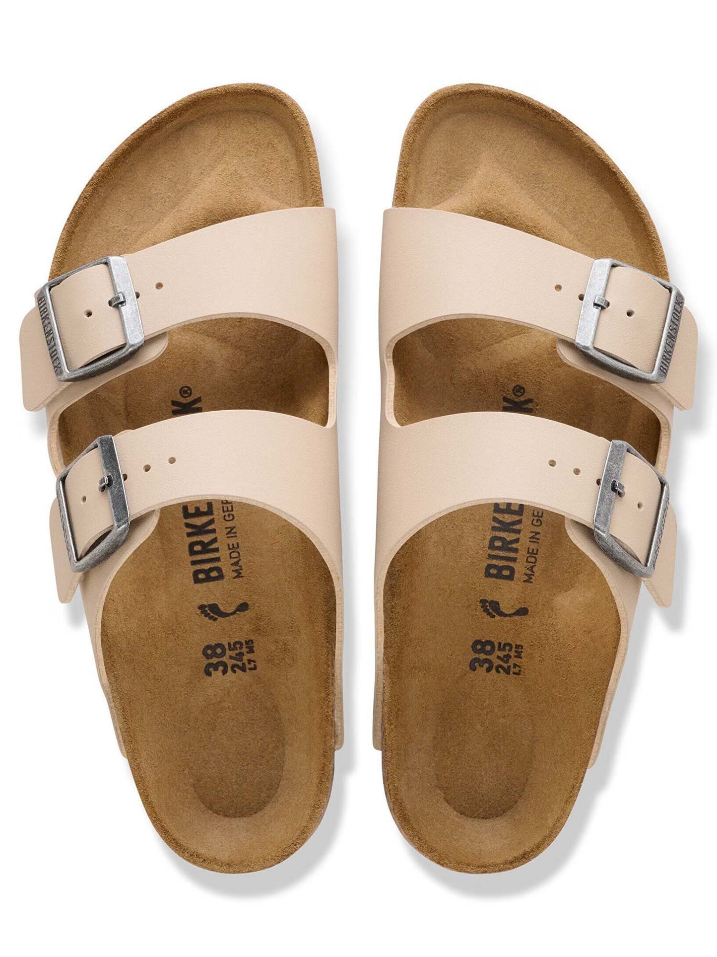 Birkenstock Arizona, sandali donna beige per la primavera estate