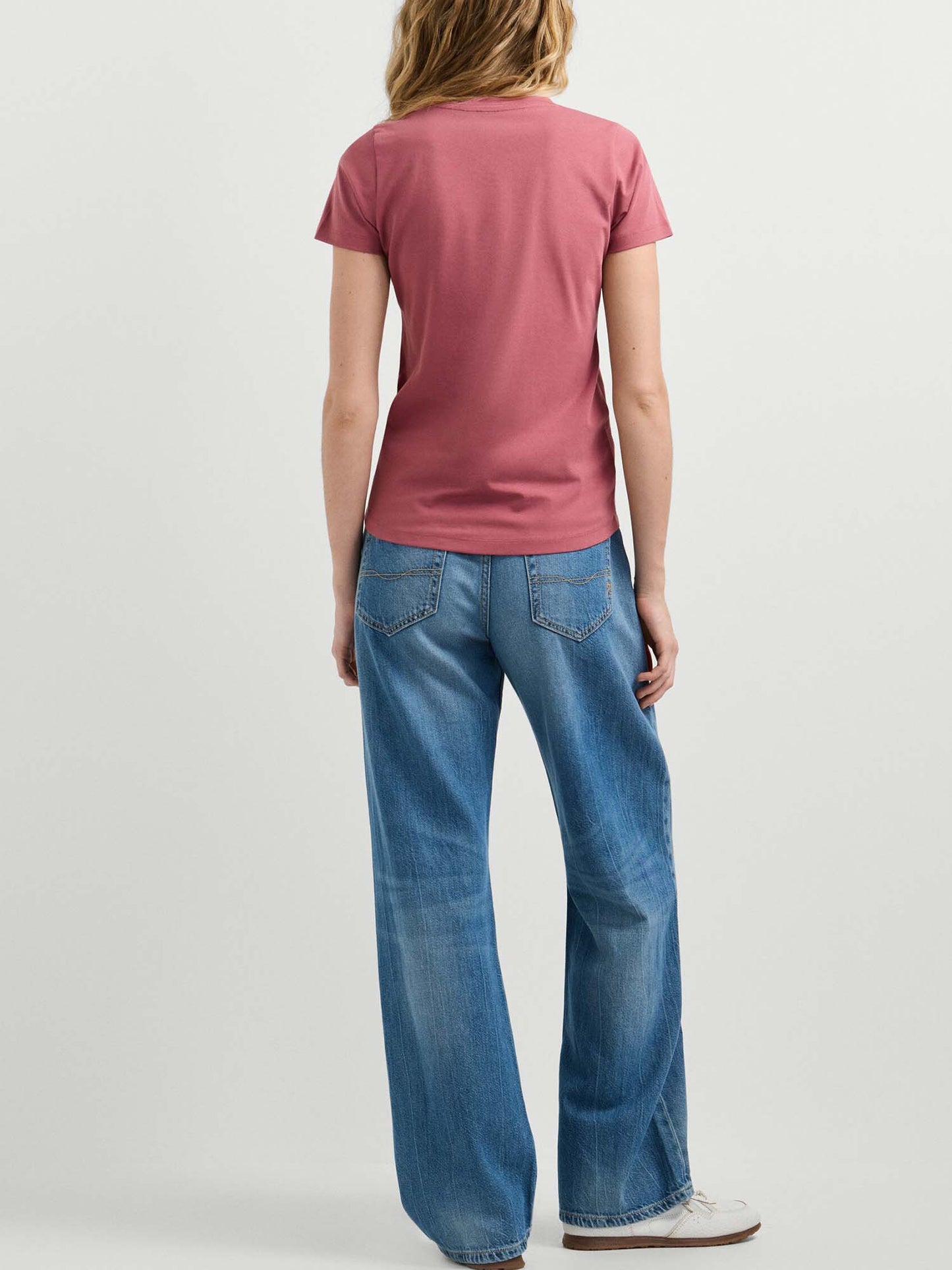 Pepe Jeans New Virgi, t-shirt maniche corte da donna rosa