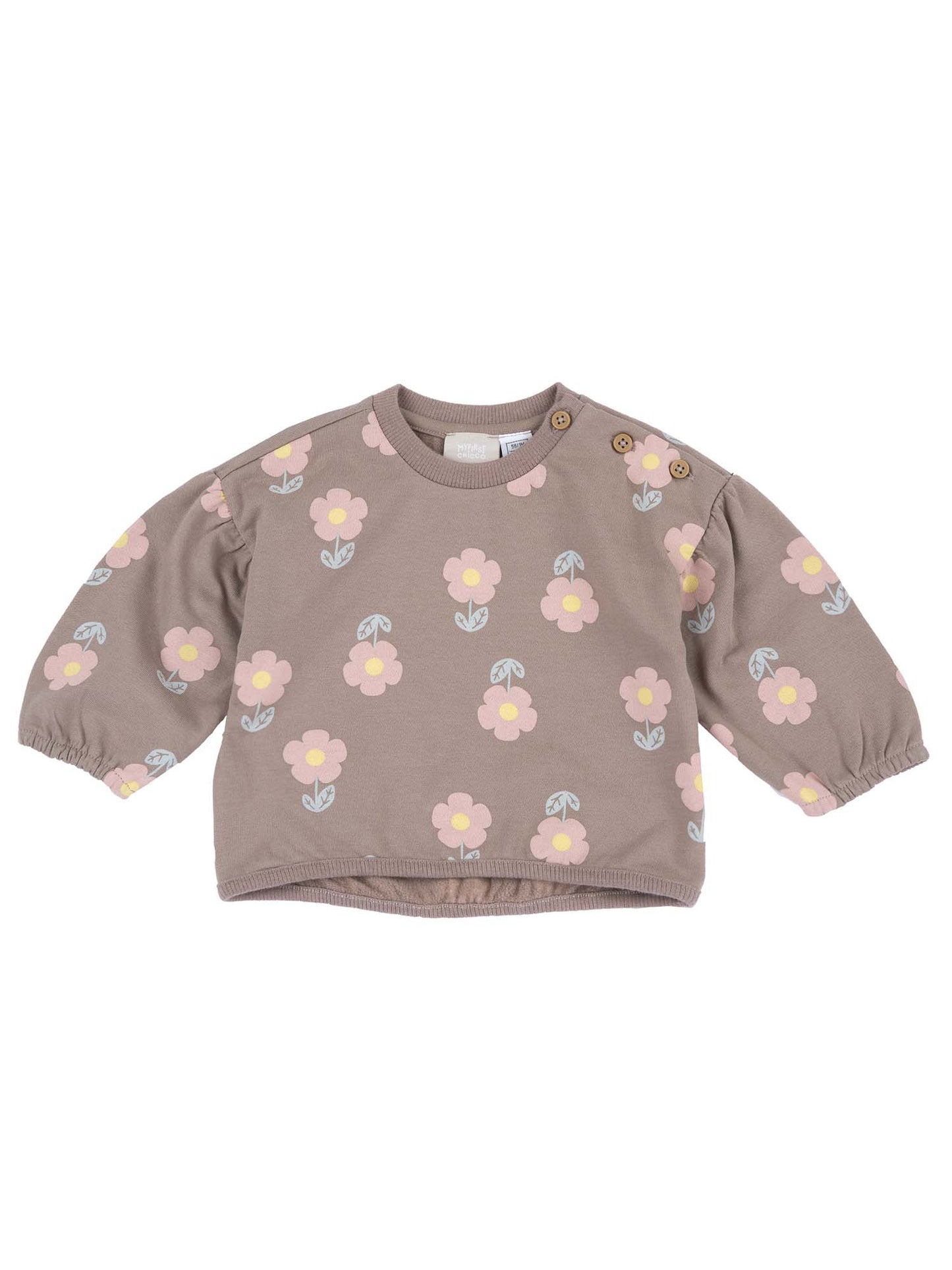 FELPA CHICCO BAMBINA BEIGE