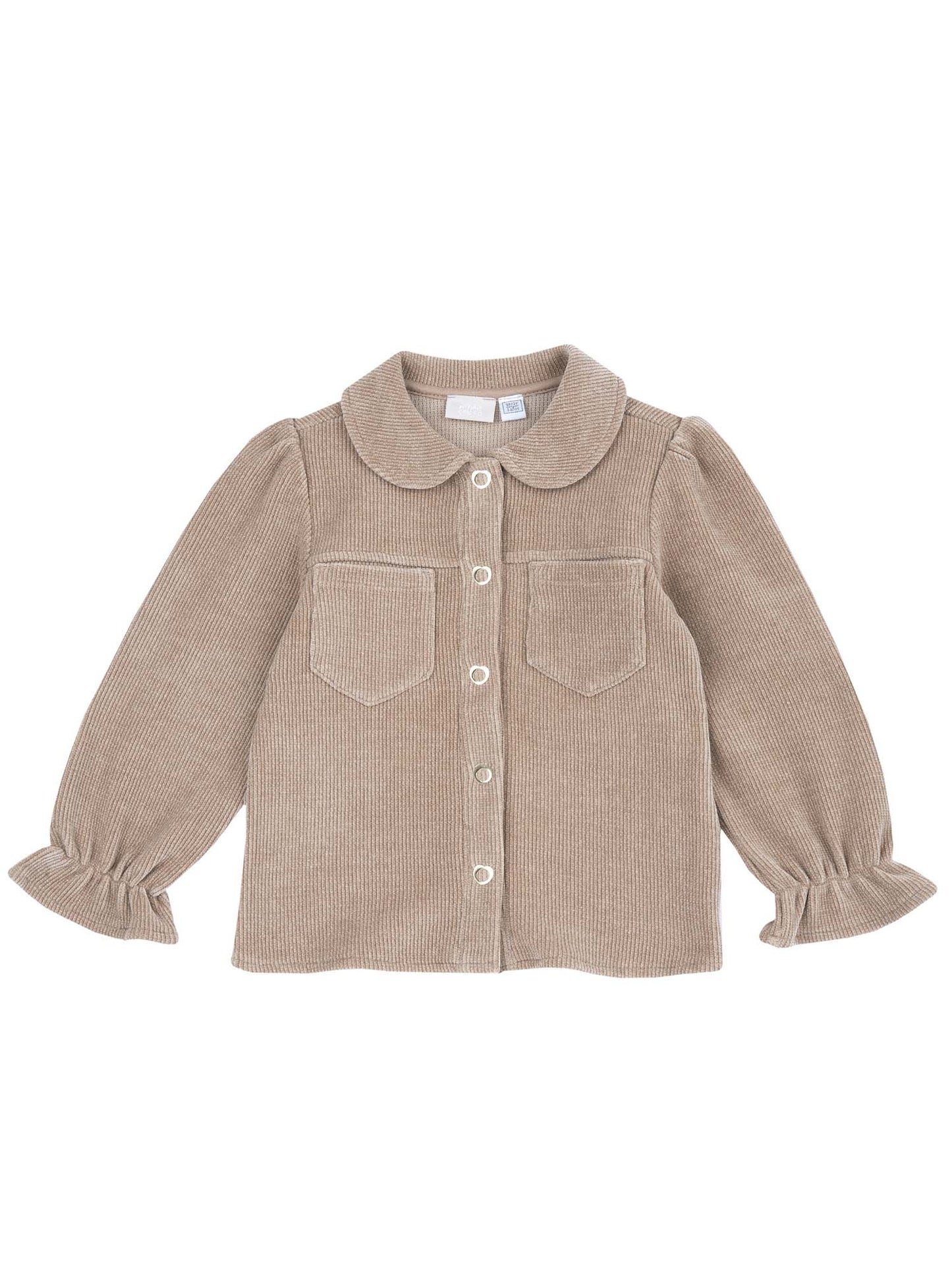 CAMICIA A COSTE CHICCO BAMBINA BEIGE