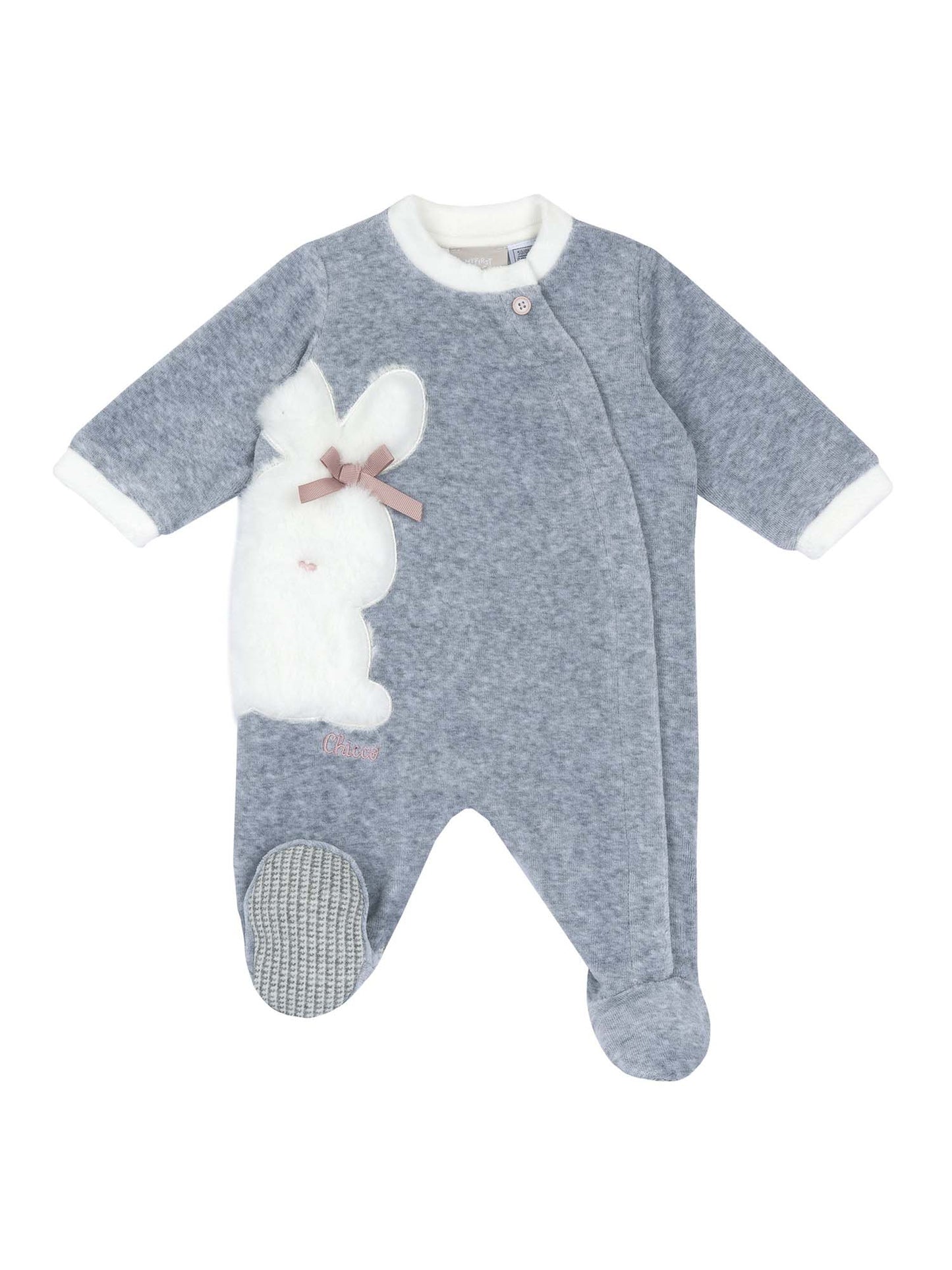 TUTINA CON APERTURA ANTERIORE CHICCO BAMBINA GRIGIO