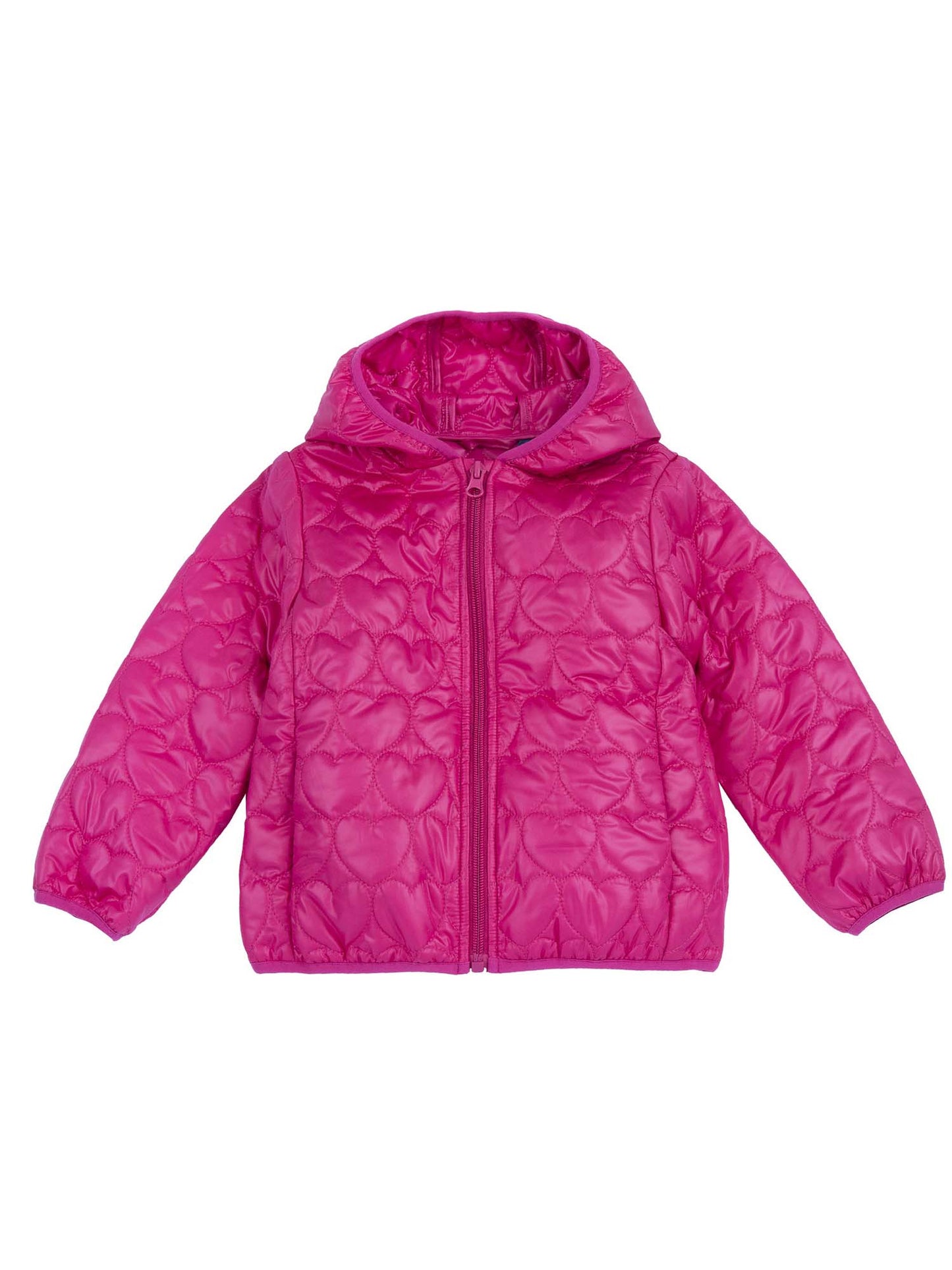 GIUBBINO CON ZIP CHICCO BAMBINA FUXIA
