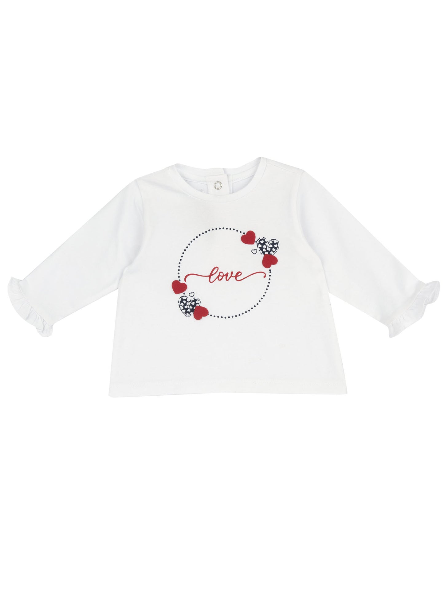T-shirt bianca Chicco per da bimba/o primavera estate
