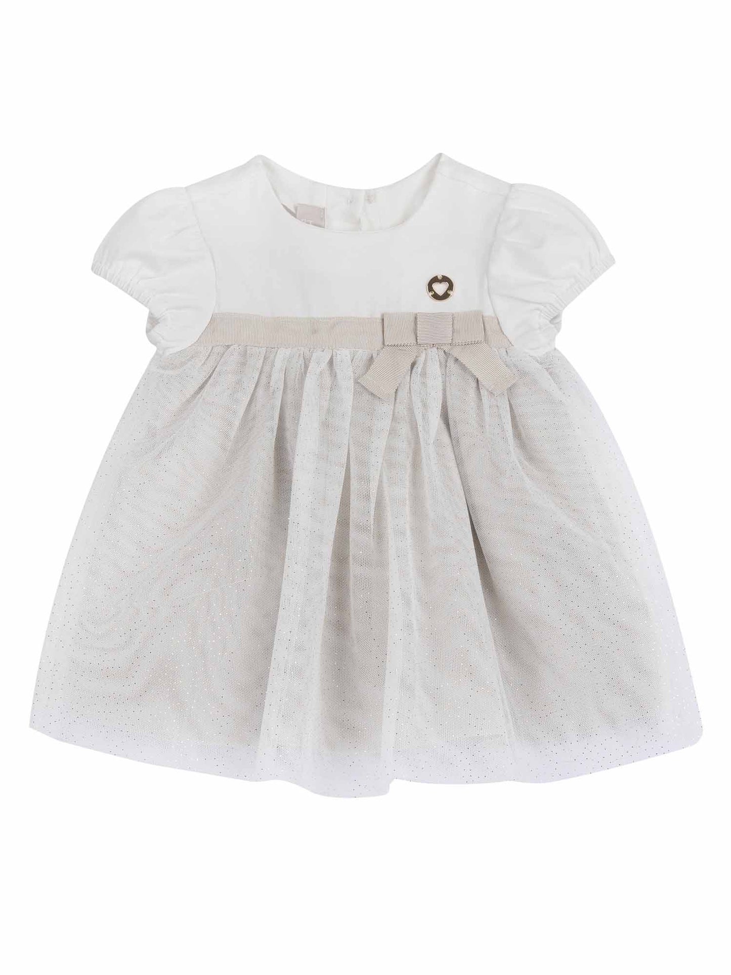 Vestito Chicco beige da bimba/o