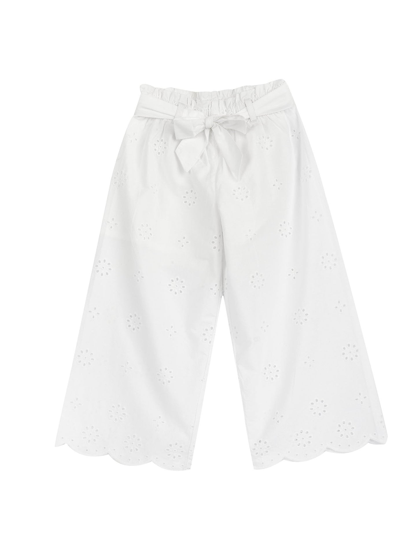 Pantalone bianco Chicco per da bimba/o comodo e versatile