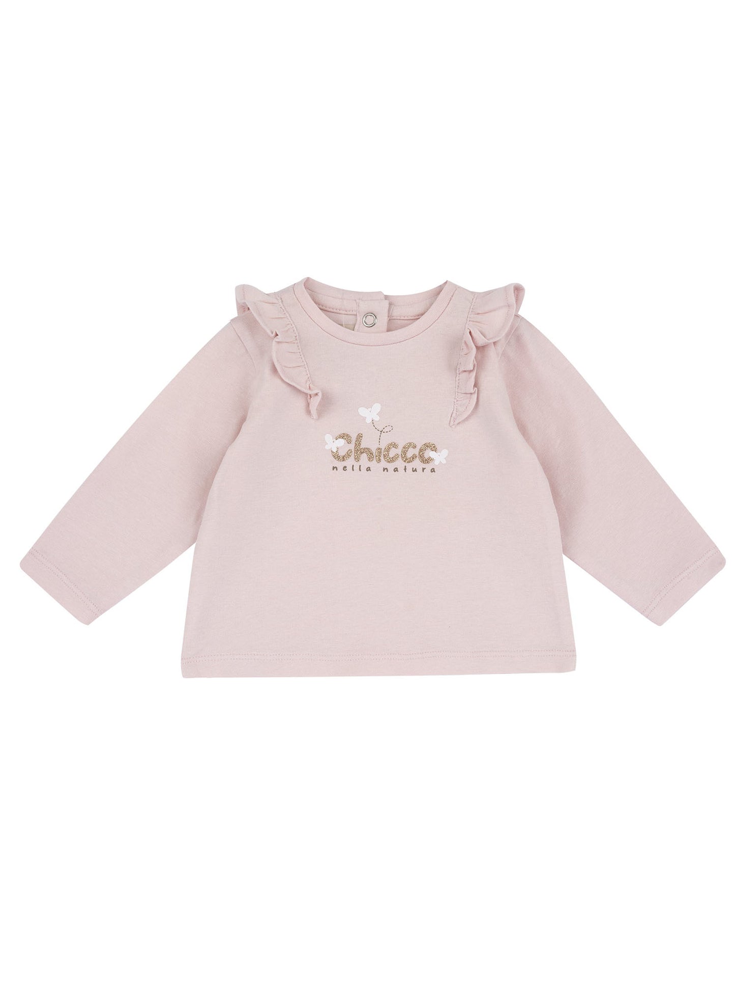 T-shirt maniche corte da bimba/o rosa Chicco