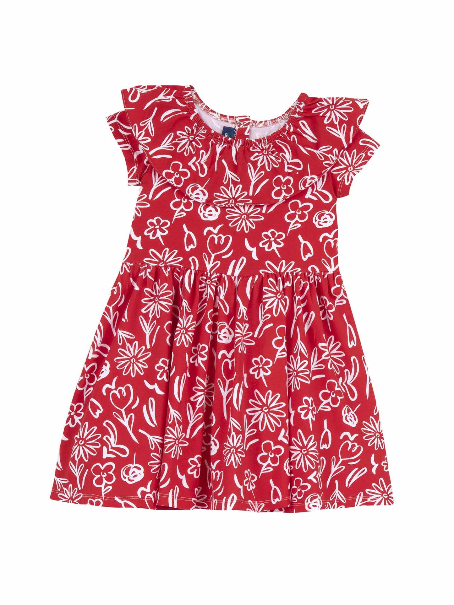 Vestito Chicco rosso per da bimba/o primaverile