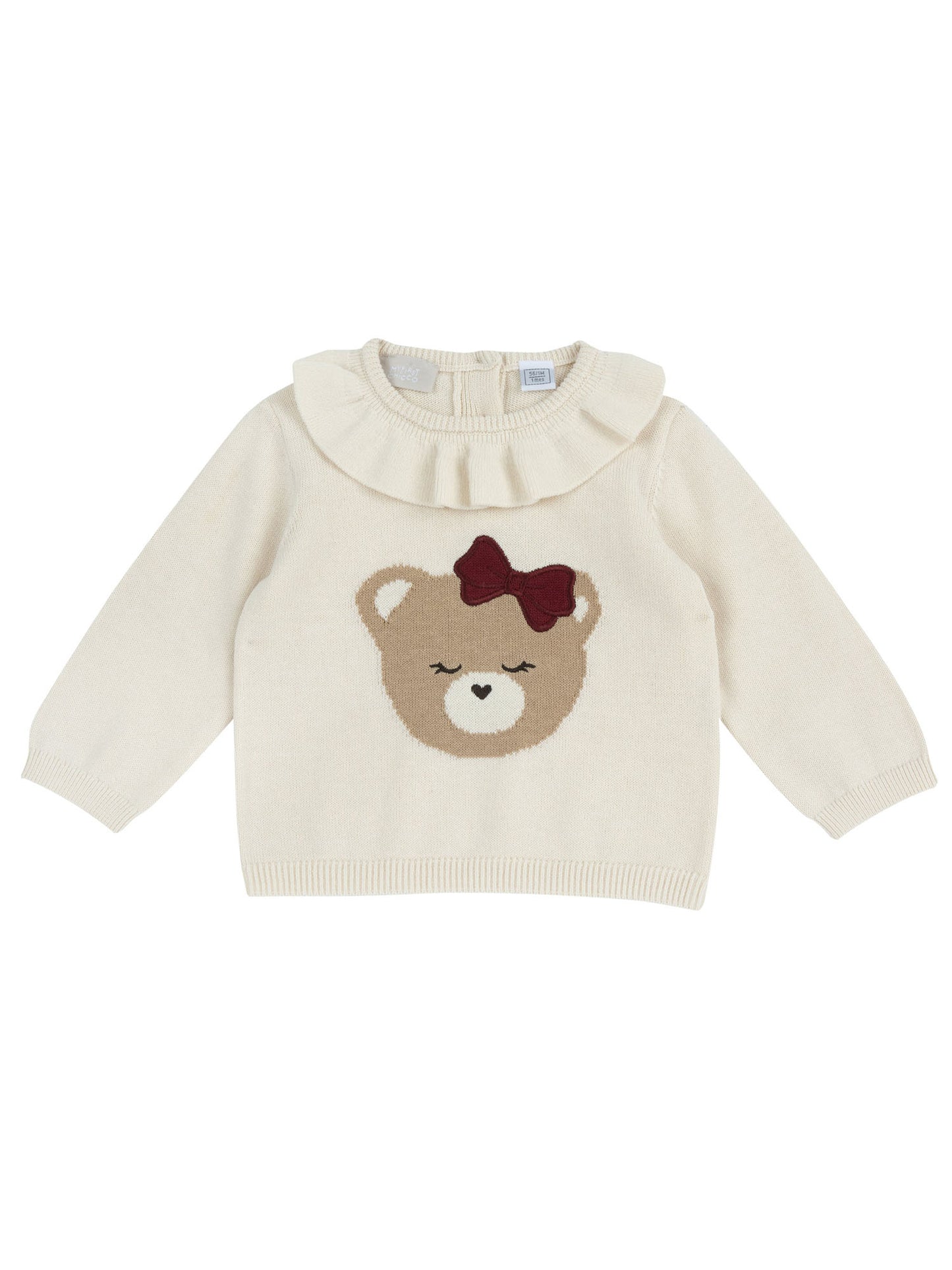 Chicco 09102719 060, maglia Unisex bambino panna