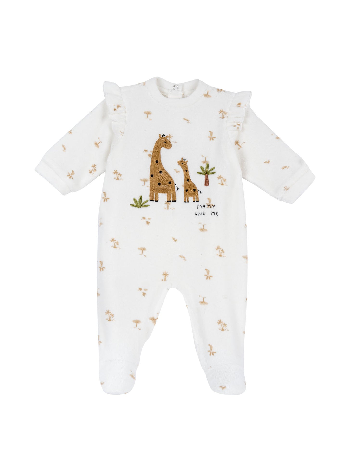 Chicco 09102793 030, tutina Unisex bambino bianca